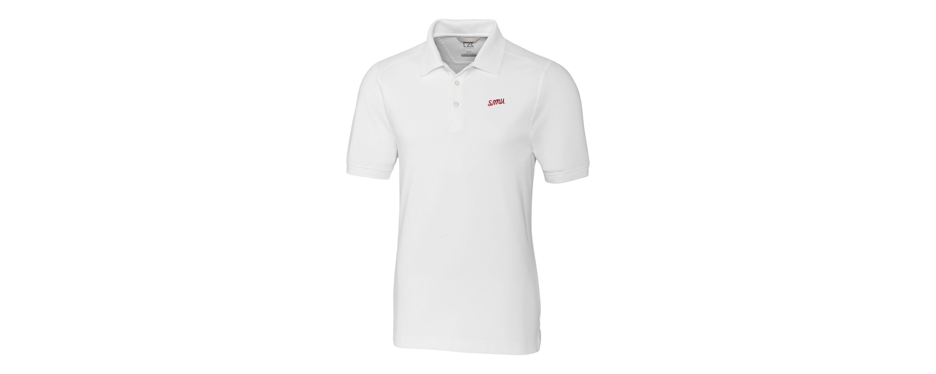 NCAA SMU Mustangs Advantage Tri-Blend DryTec Pique Polo