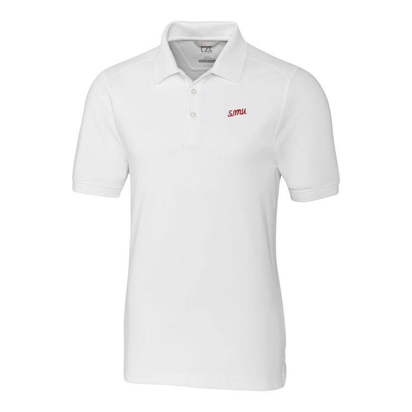NCAA SMU Mustangs Advantage Tri-Blend DryTec Pique Polo