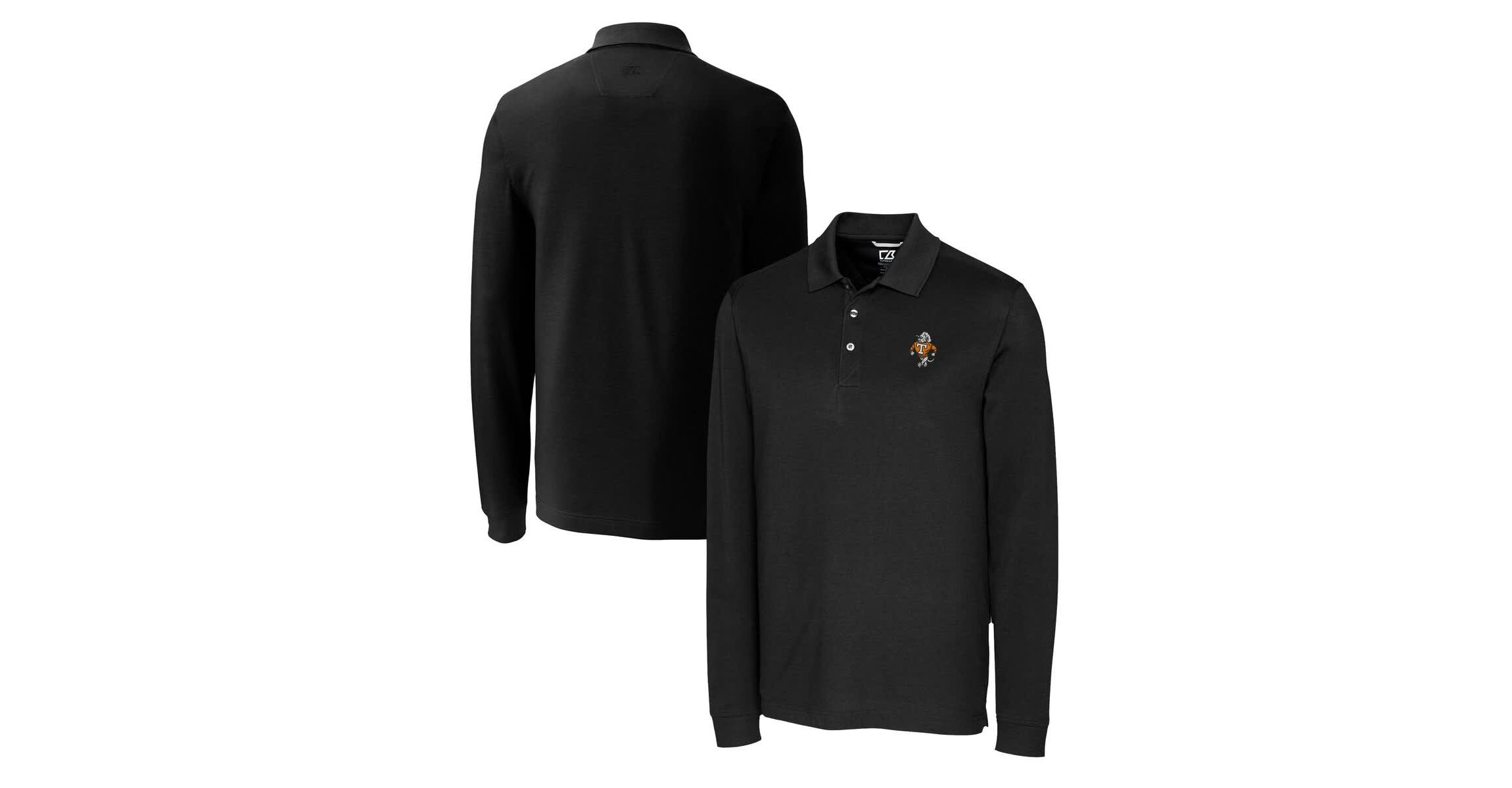 NCAA Tennessee Volunteers Advantage Tri-Blend Pique Long Sleeve DryTec Polo