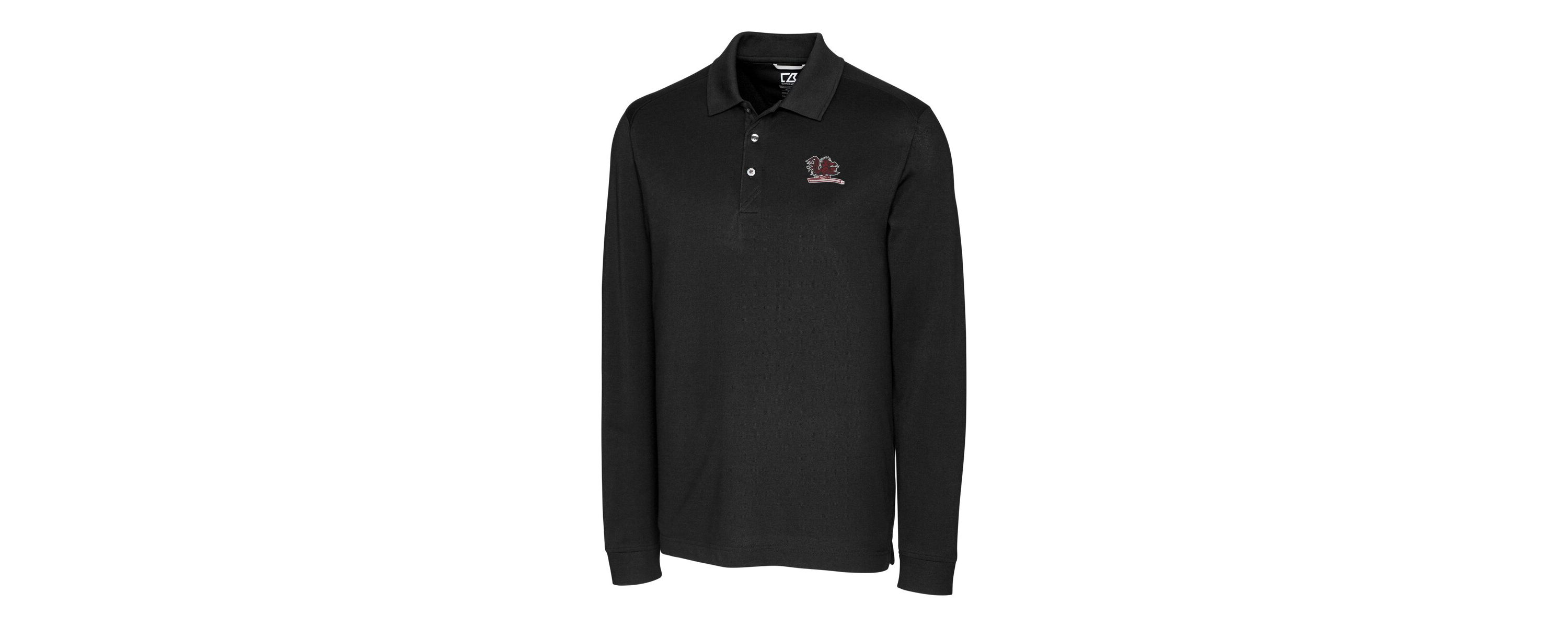NCAA South Carolina Gamecocks Advantage Tri-Blend Pique Long Sleeve DryTec Polo