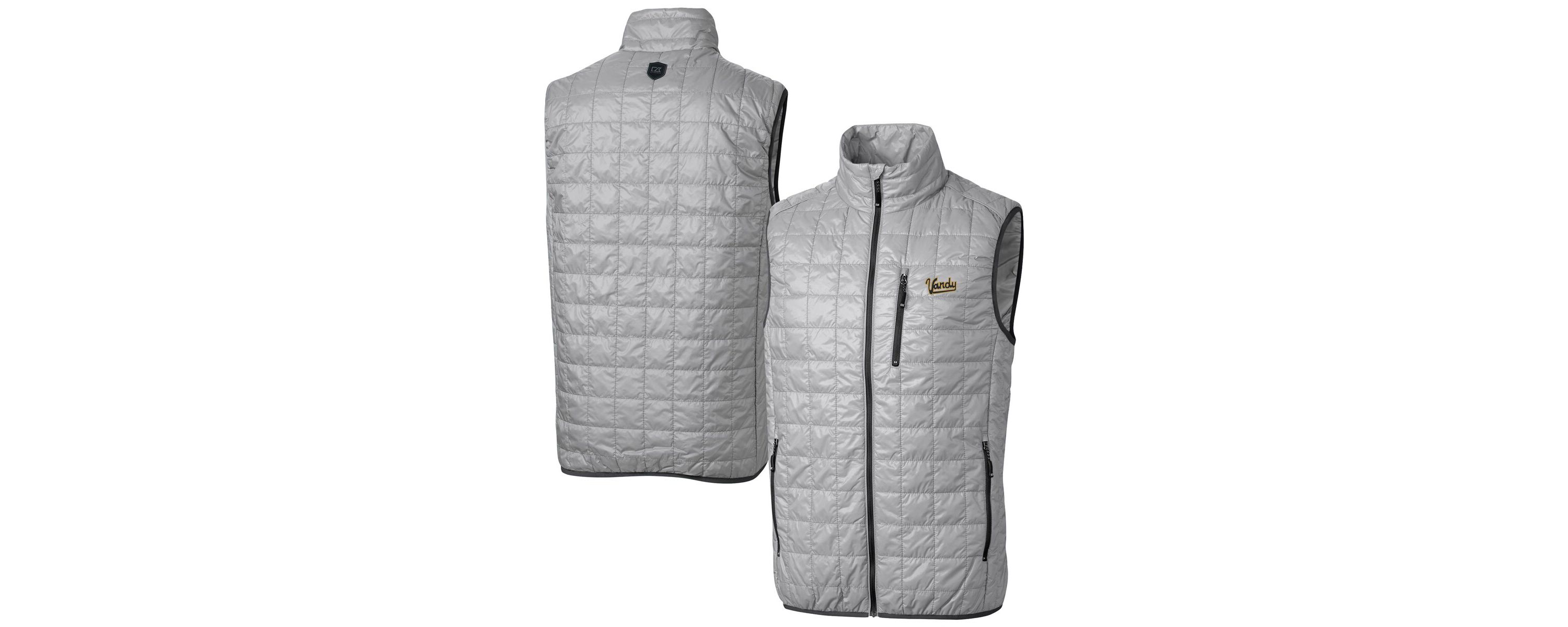 NCAA Vanderbilt Commodores Vault Rainier PrimaLoft Eco Insulated Full-Zip Puffer Vest