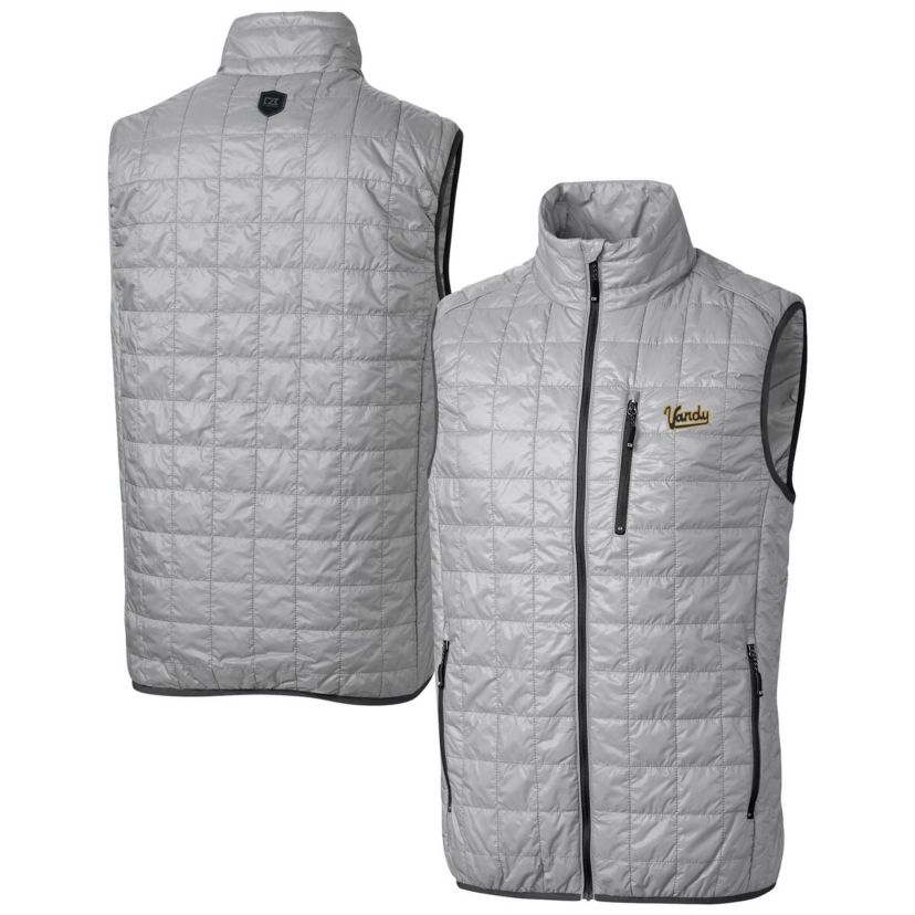 NCAA Vanderbilt Commodores Vault Rainier PrimaLoft Eco Insulated Full-Zip Puffer Vest