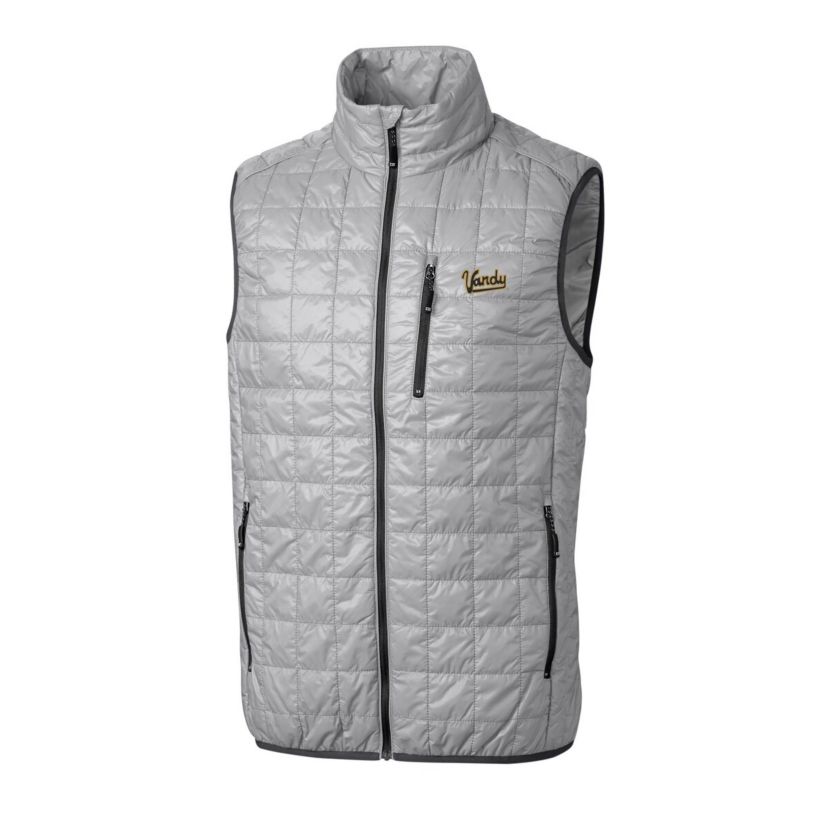 NCAA Vanderbilt Commodores Vault Rainier PrimaLoft Eco Insulated Full-Zip Puffer Vest