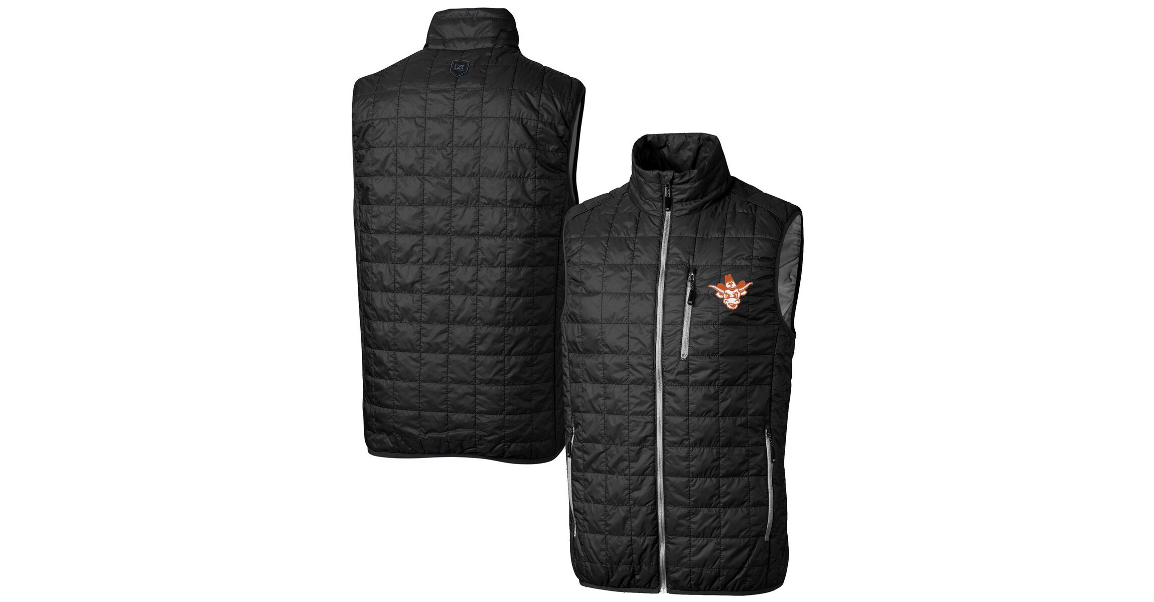 NCAA Texas Longhorns Vault Rainier PrimaLoft Eco Insulated Full-Zip Puffer Vest