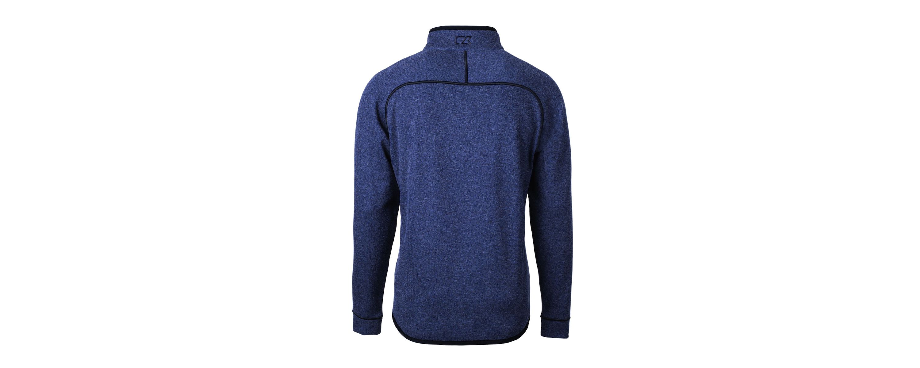 NCAA SMU Mustangs Vault Mainsail Sweater-Knit Raglan Half-Zip Jacket