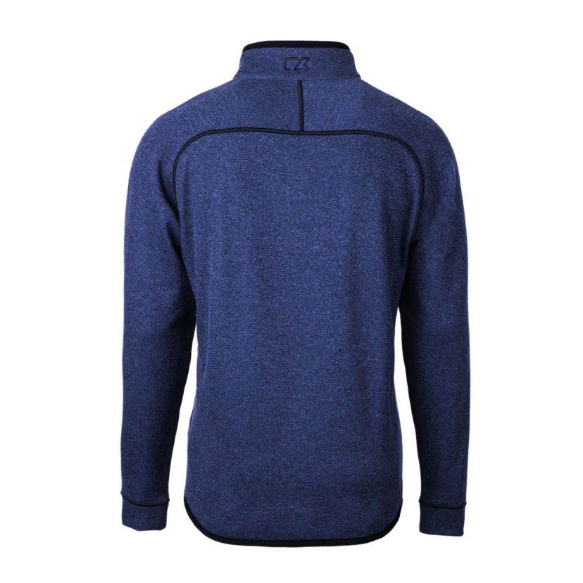 NCAA SMU Mustangs Vault Mainsail Sweater-Knit Raglan Half-Zip Jacket