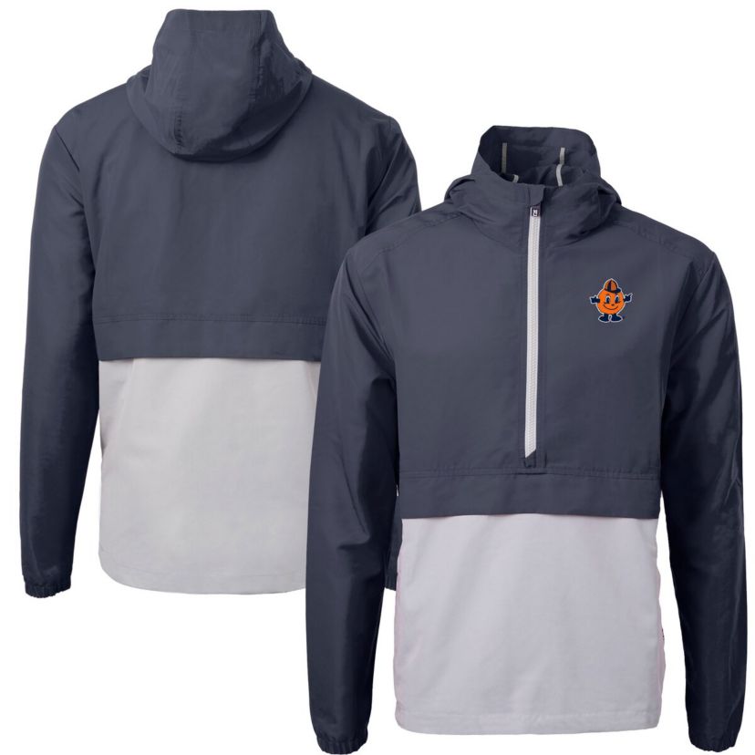 Syracuse Orange NCAA Syracuse Vault Charter Eco Recycled Half-Zip Anorak Jacket
