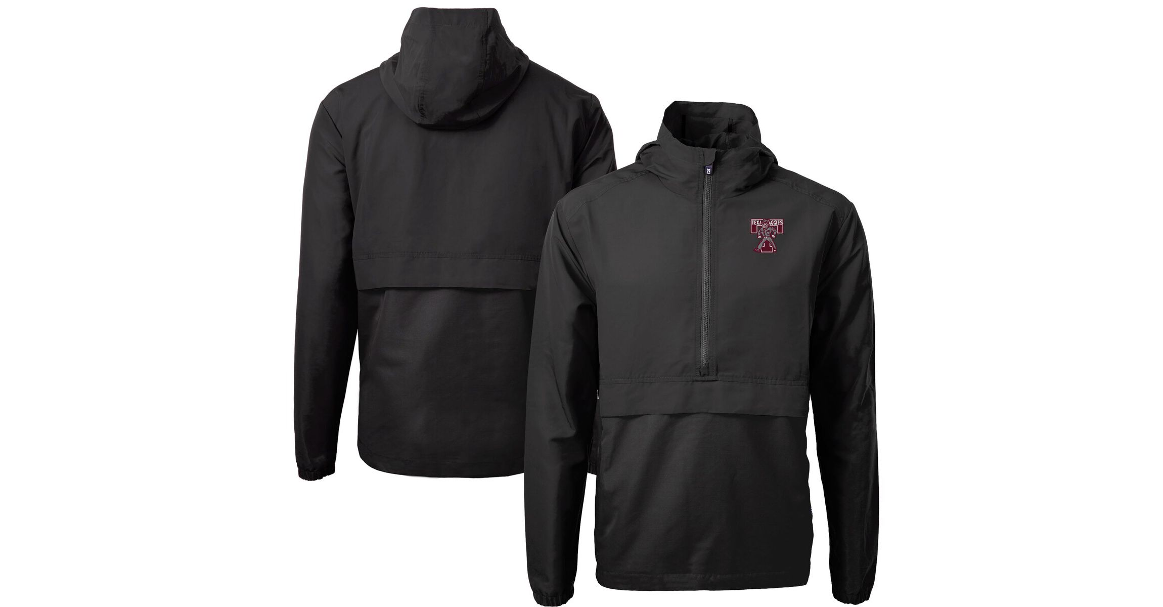 NCAA Texas A&M Aggies Vault Charter Eco Recycled Half-Zip Anorak Jacket