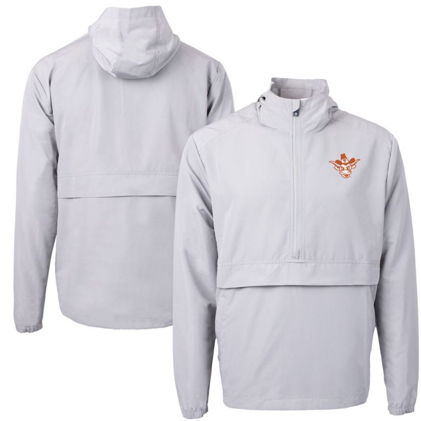 NCAA Texas Longhorns Vault Charter Eco Recycled Half-Zip Anorak Jacket