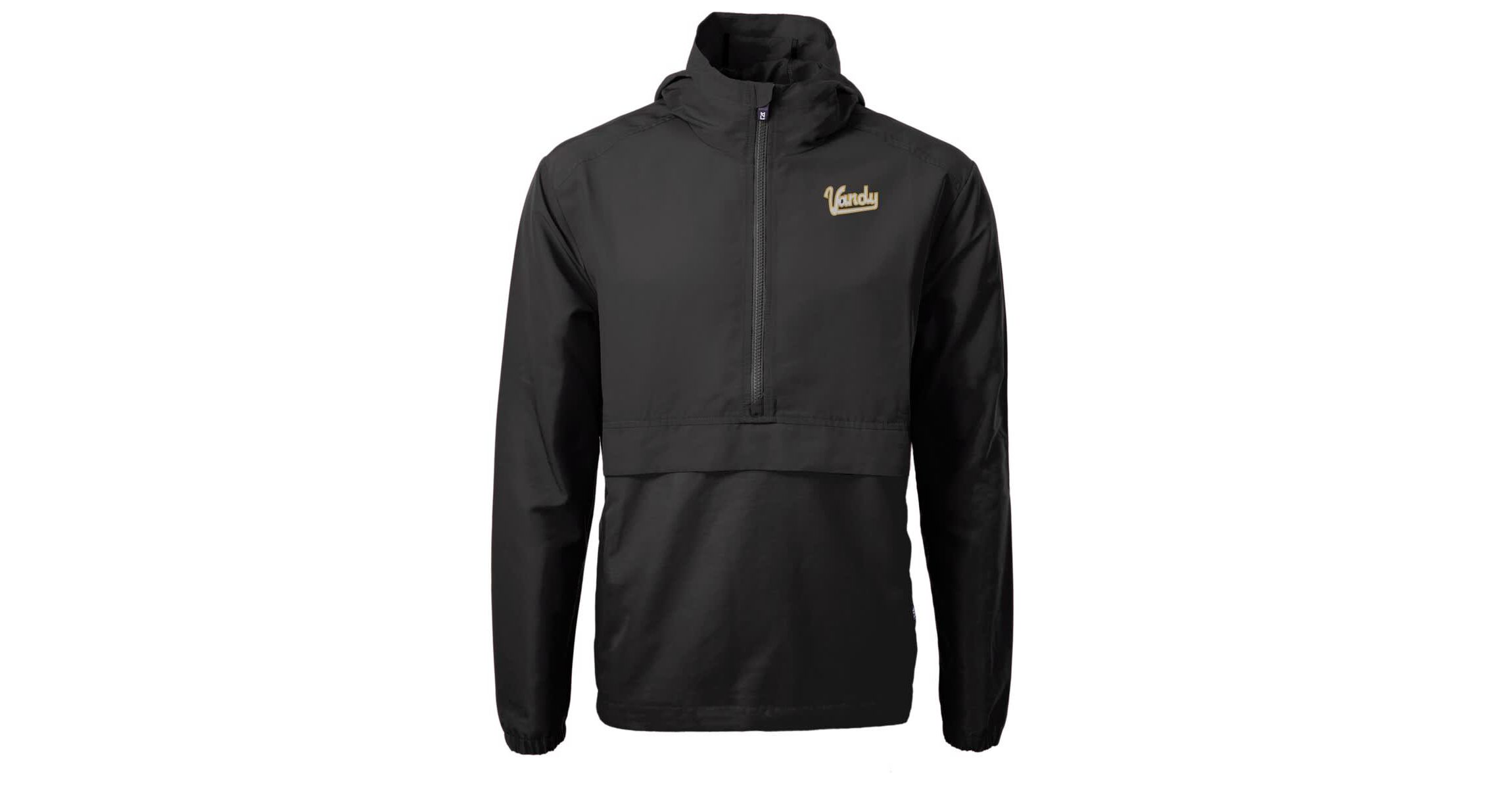 NCAA Vanderbilt Commodores Vault Charter Eco Recycled Half-Zip Anorak Jacket