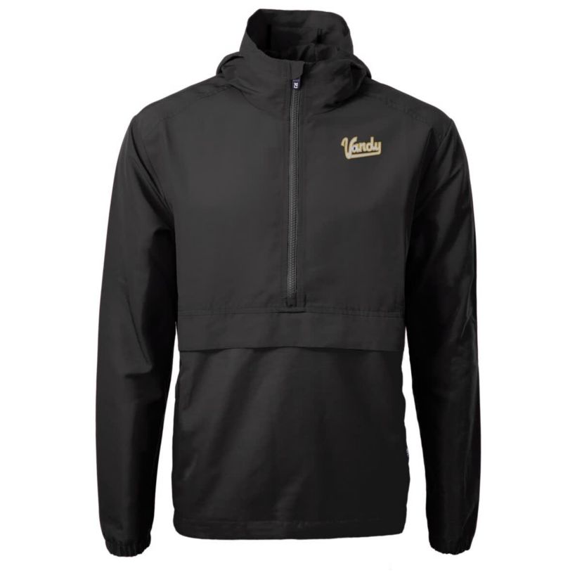 NCAA Vanderbilt Commodores Vault Charter Eco Recycled Half-Zip Anorak Jacket