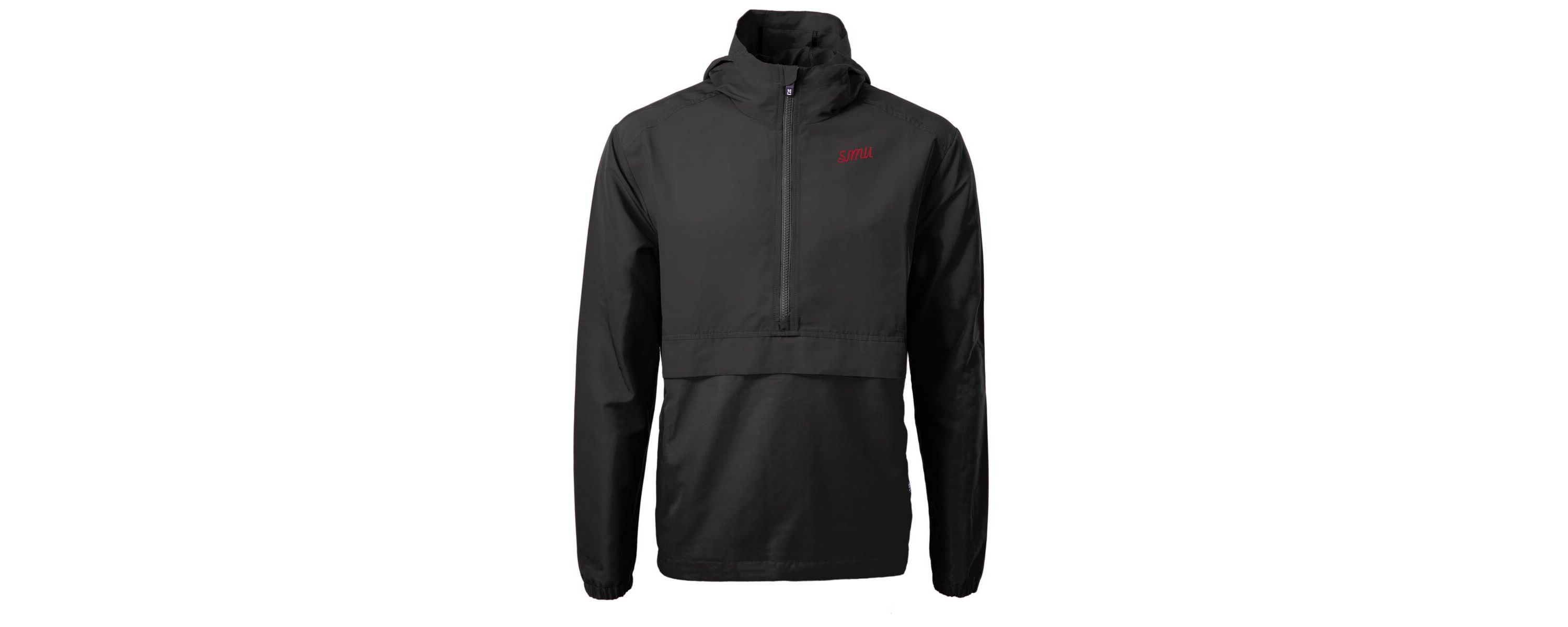 NCAA SMU Mustangs Vault Charter Eco Recycled Half-Zip Anorak Jacket