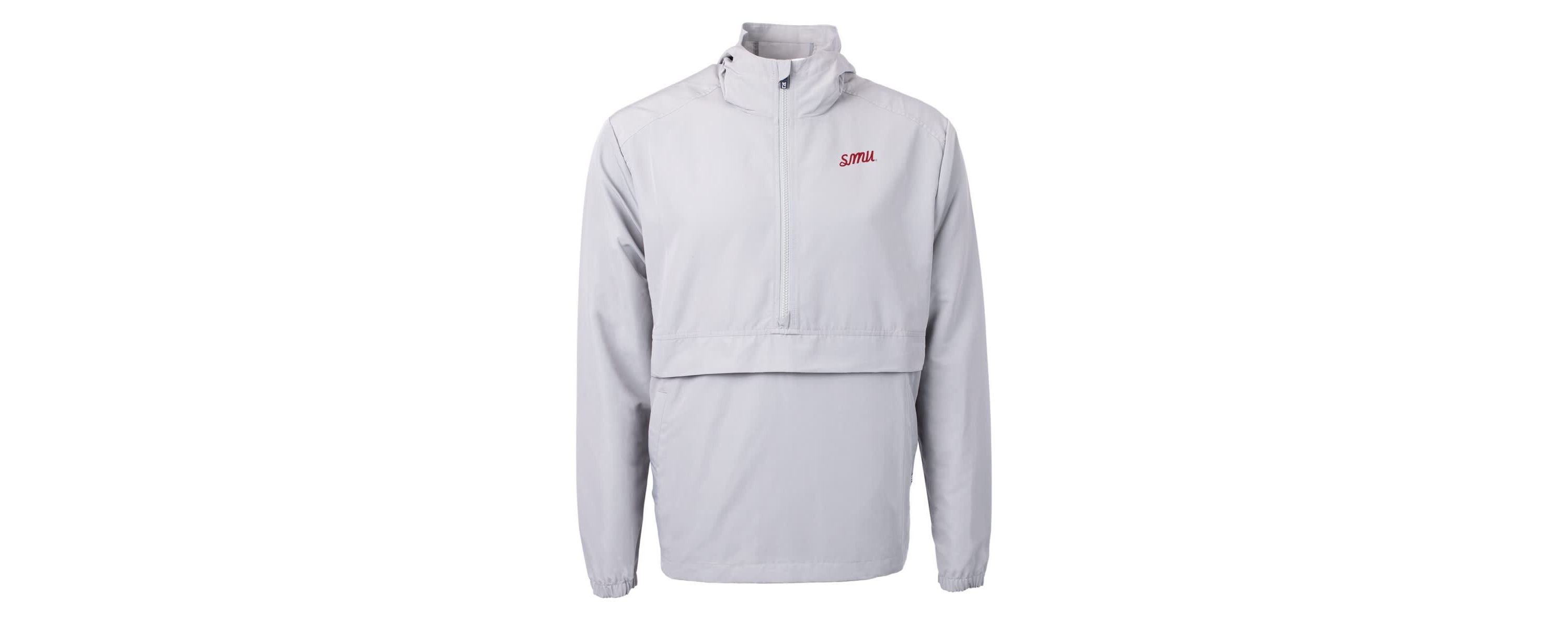 NCAA SMU Mustangs Vault Charter Eco Recycled Half-Zip Anorak Jacket