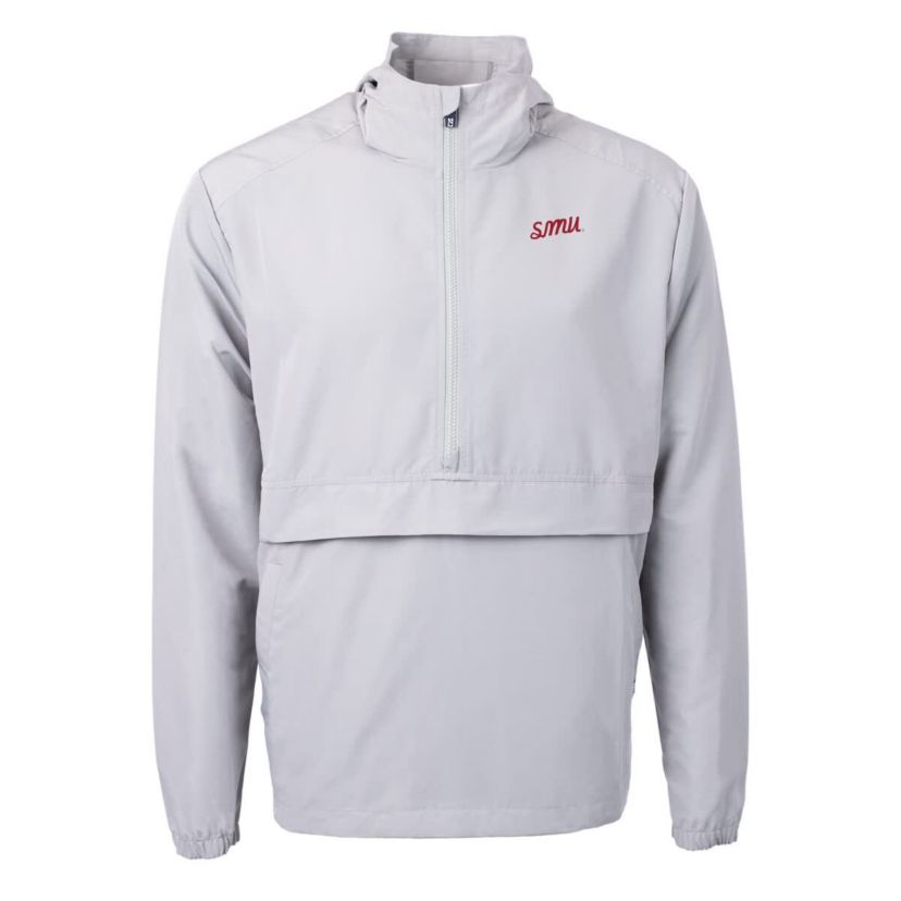 NCAA SMU Mustangs Vault Charter Eco Recycled Half-Zip Anorak Jacket