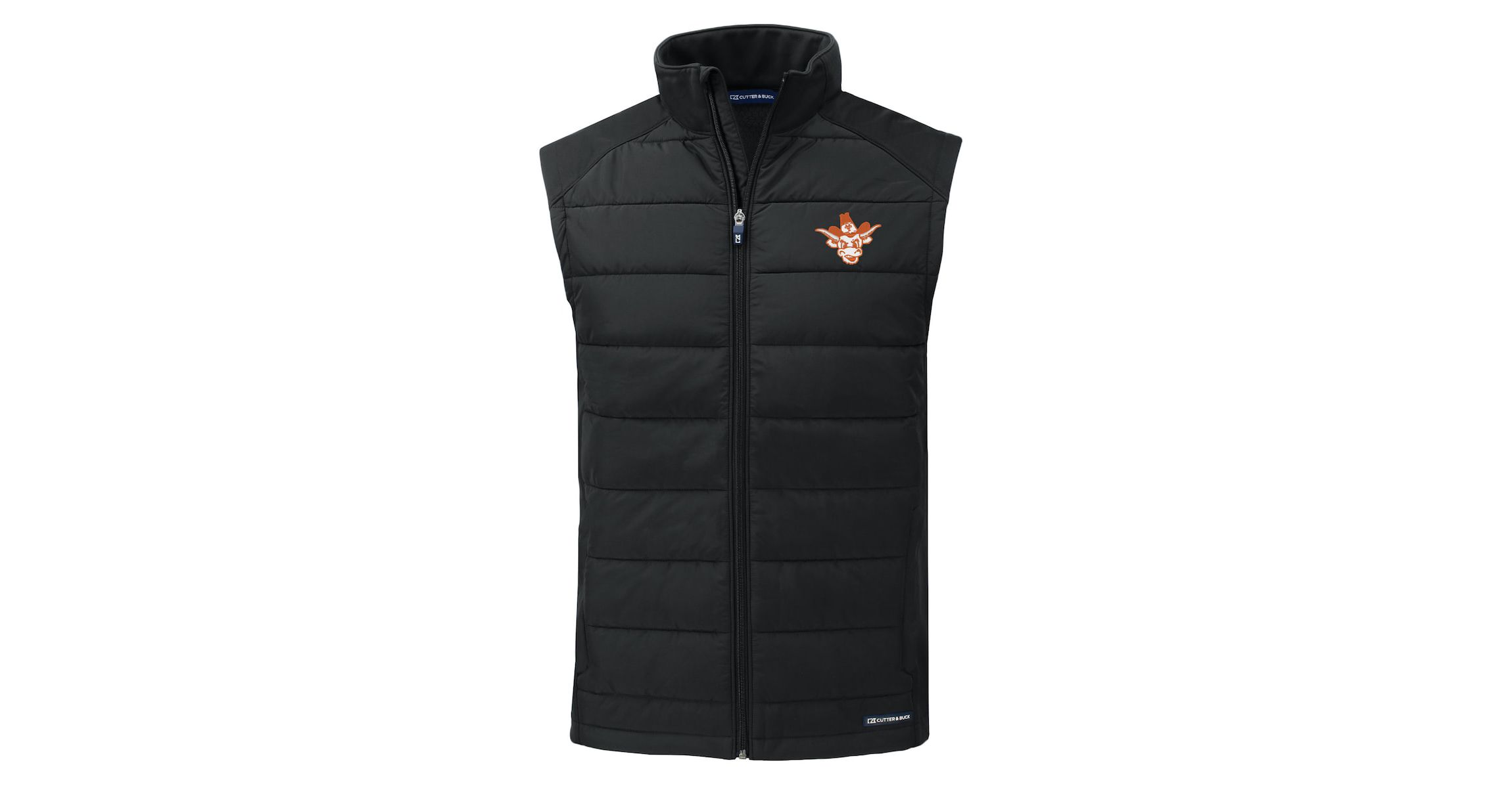 NCAA Texas Longhorns Vault Evoke Hybrid Eco Softshell Recycled Full-Zip Vest