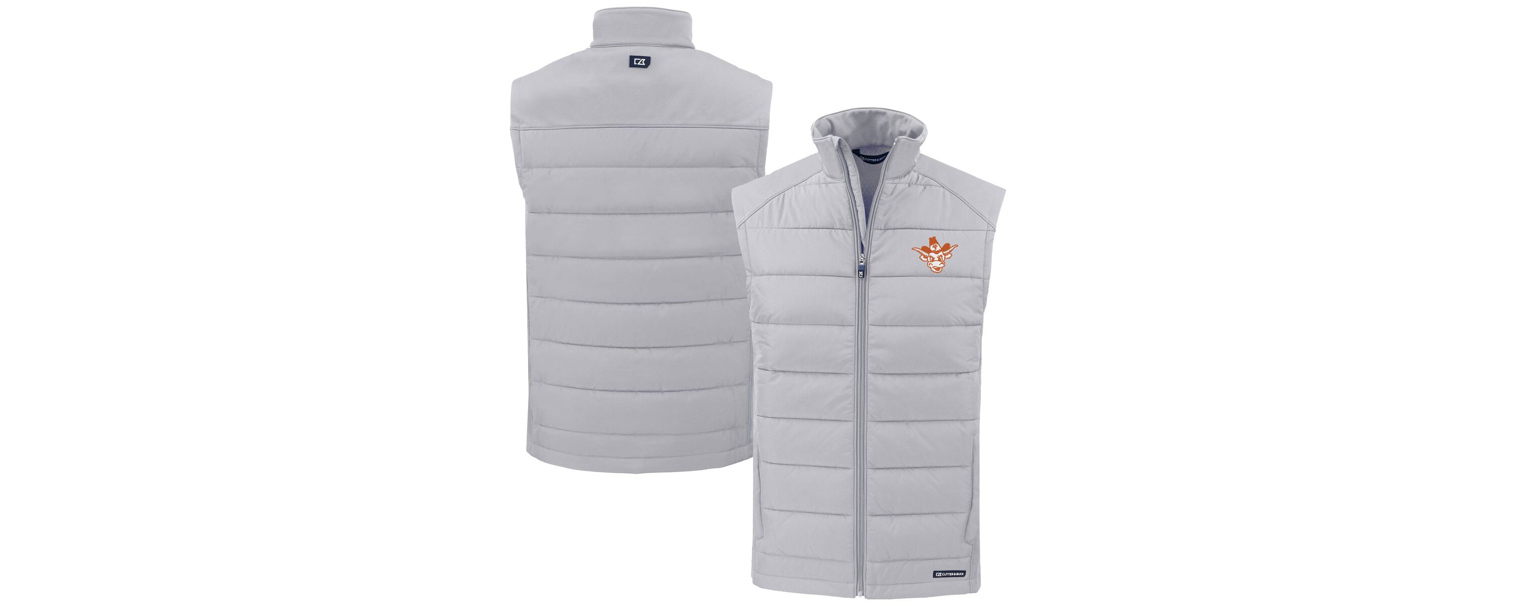 NCAA Texas Longhorns Vault Evoke Hybrid Eco Softshell Recycled Full-Zip Vest