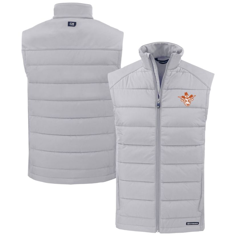 NCAA Texas Longhorns Vault Evoke Hybrid Eco Softshell Recycled Full-Zip Vest