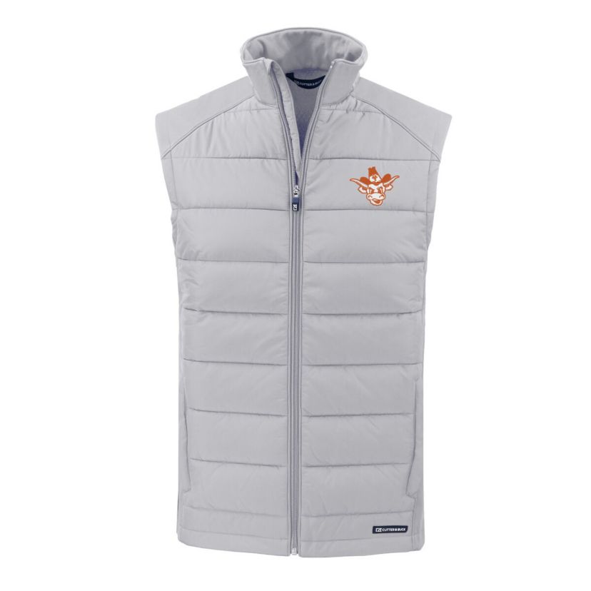 NCAA Texas Longhorns Vault Evoke Hybrid Eco Softshell Recycled Full-Zip Vest