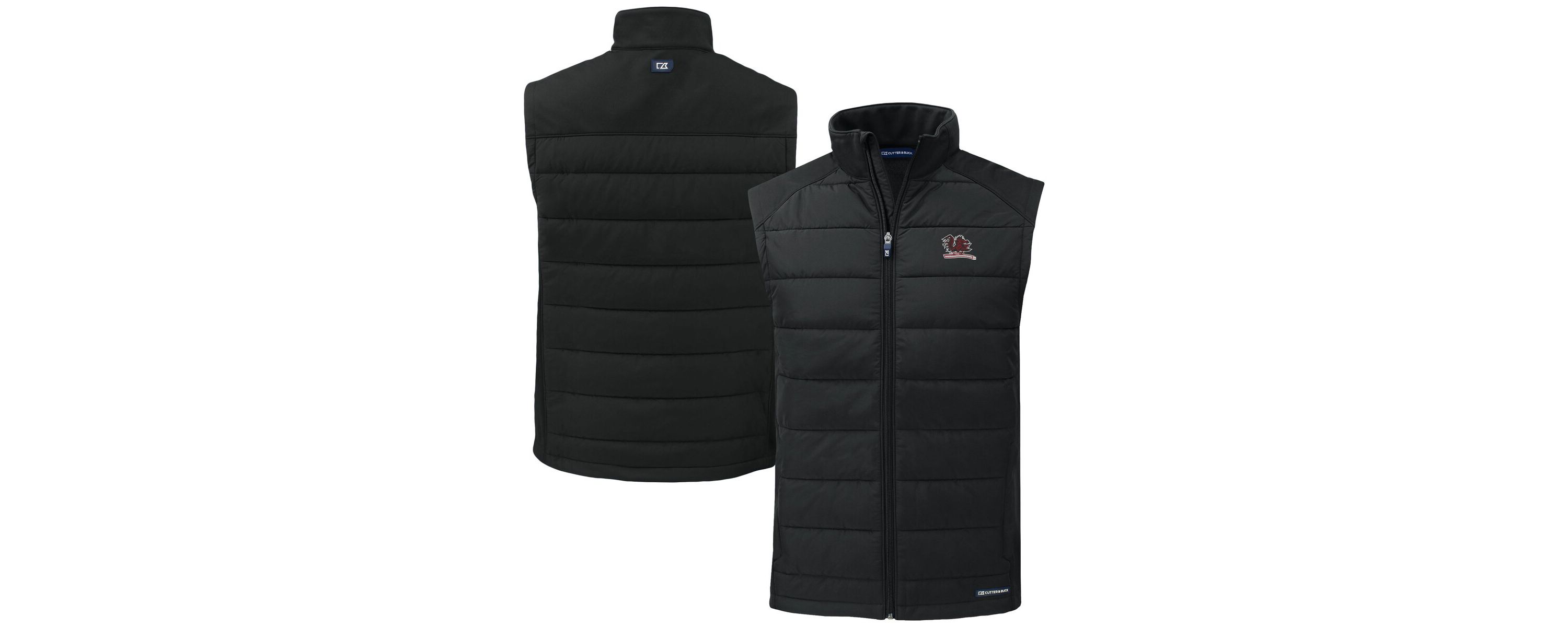 NCAA South Carolina Gamecocks Vault Evoke Hybrid Eco Softshell Recycled Full-Zip Vest