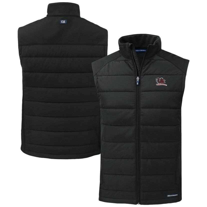 NCAA South Carolina Gamecocks Vault Evoke Hybrid Eco Softshell Recycled Full-Zip Vest