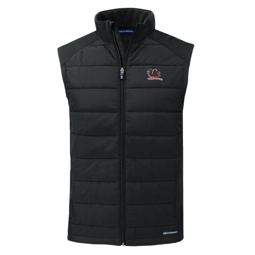 NCAA South Carolina Gamecocks Vault Evoke Hybrid Eco Softshell Recycled Full-Zip Vest