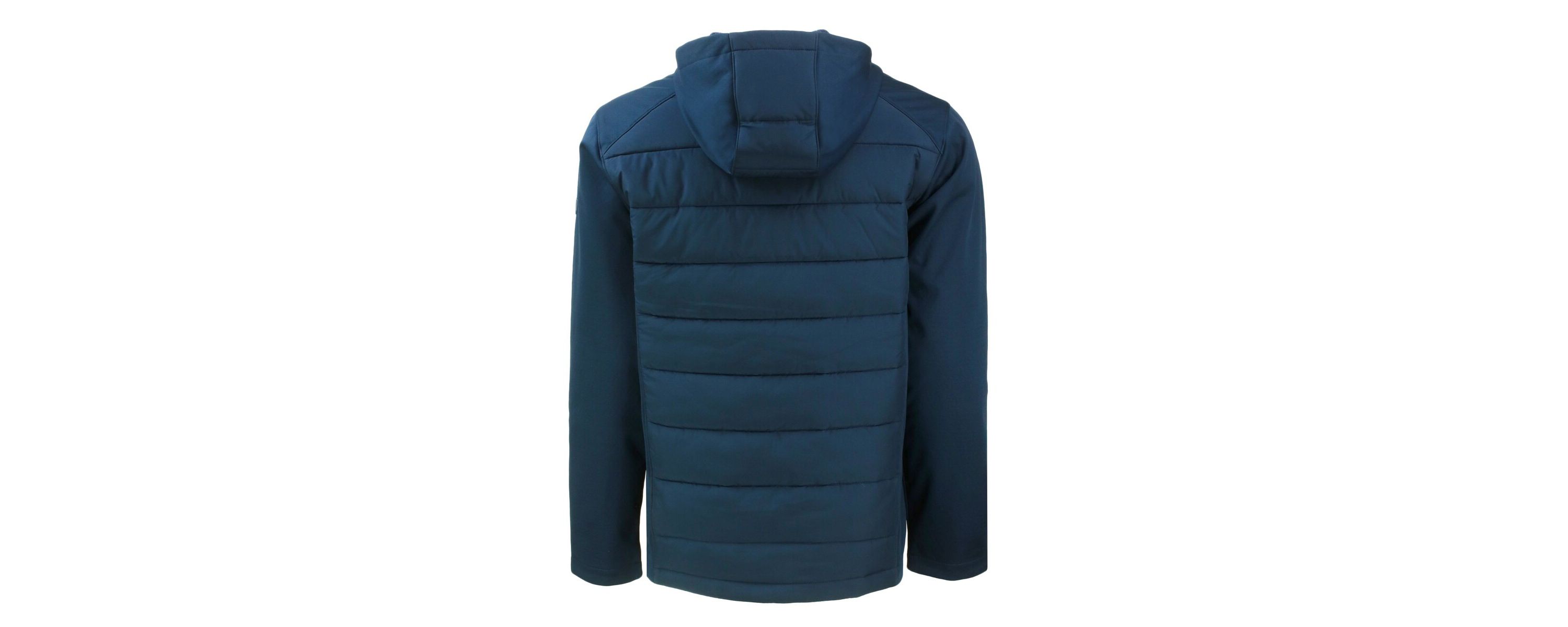 Syracuse Orange NCAA Syracuse Vault Evoke Hybrid Eco Softshell Recycled Full-Zip Hooded Jacket