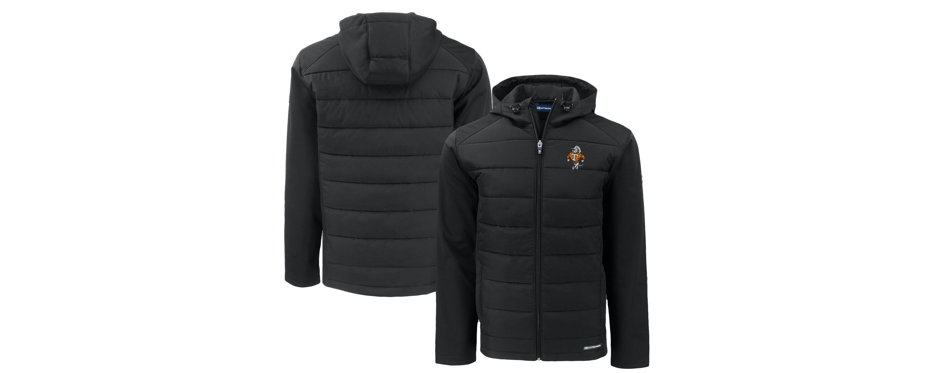 NCAA Tennessee Volunteers Vault Evoke Hybrid Eco Softshell Recycled Full-Zip Hooded Jacket