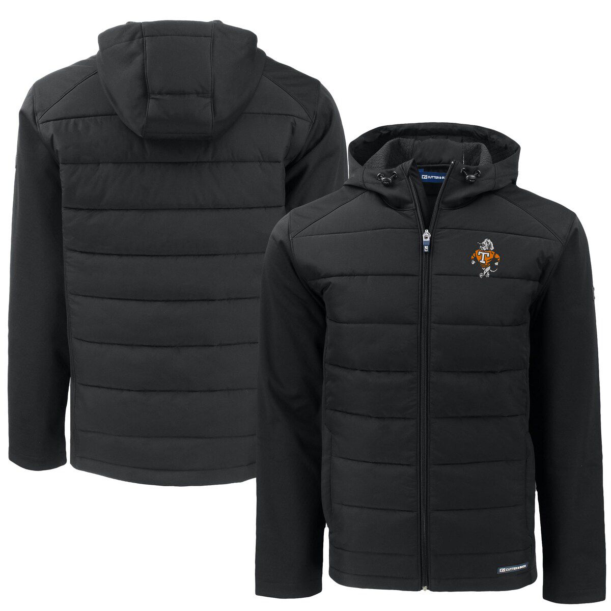 NCAA Tennessee Volunteers Vault Evoke Hybrid Eco Softshell Recycled Full-Zip Hooded Jacket
