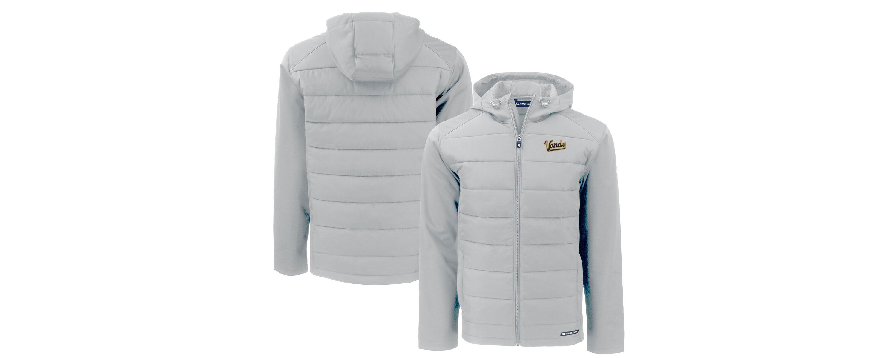 NCAA Vanderbilt Commodores Vault Evoke Hybrid Eco Softshell Recycled Full-Zip Hooded Jacket