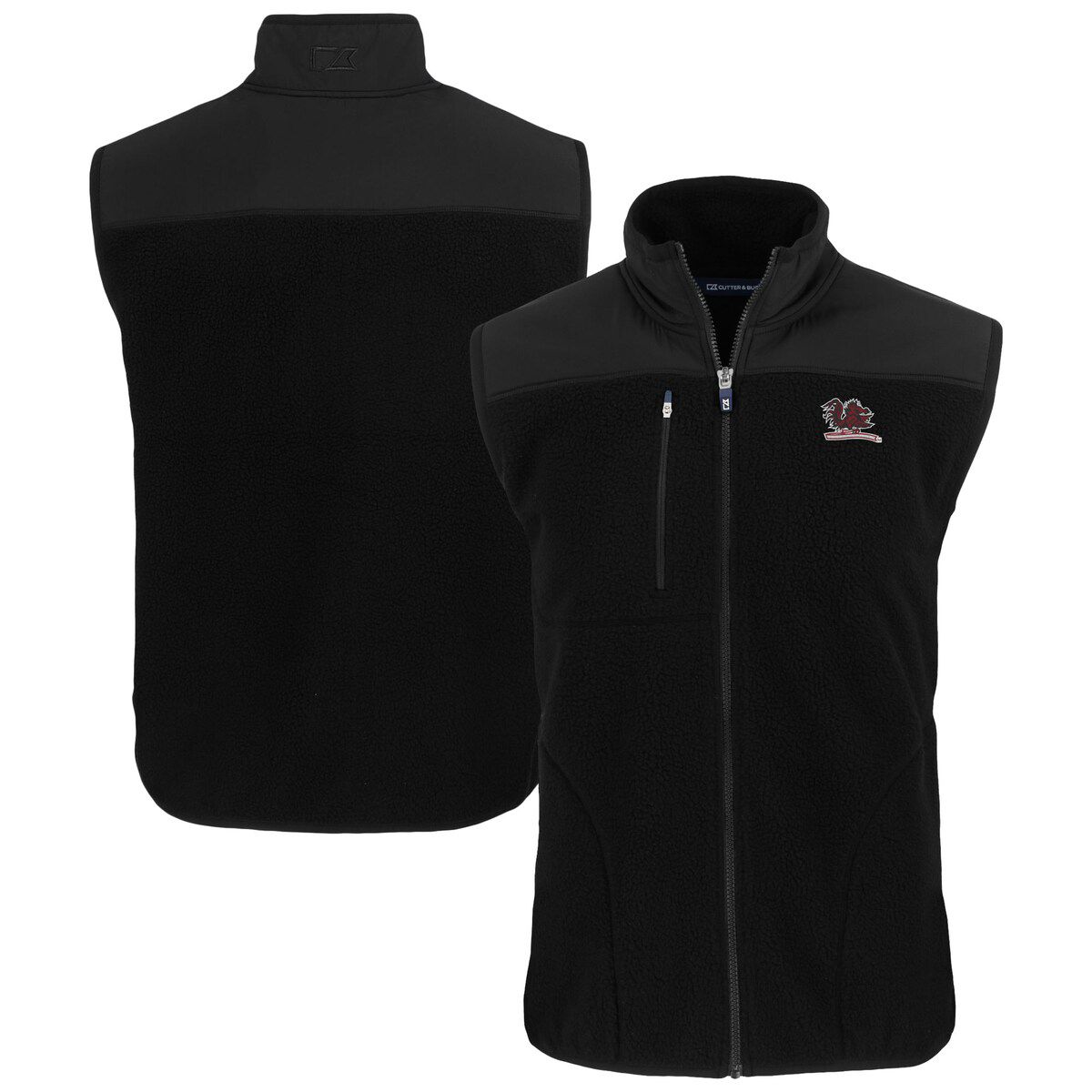 NCAA South Carolina Gamecocks Vault Cascade Eco Sherpa Fleece Full-Zip Vest