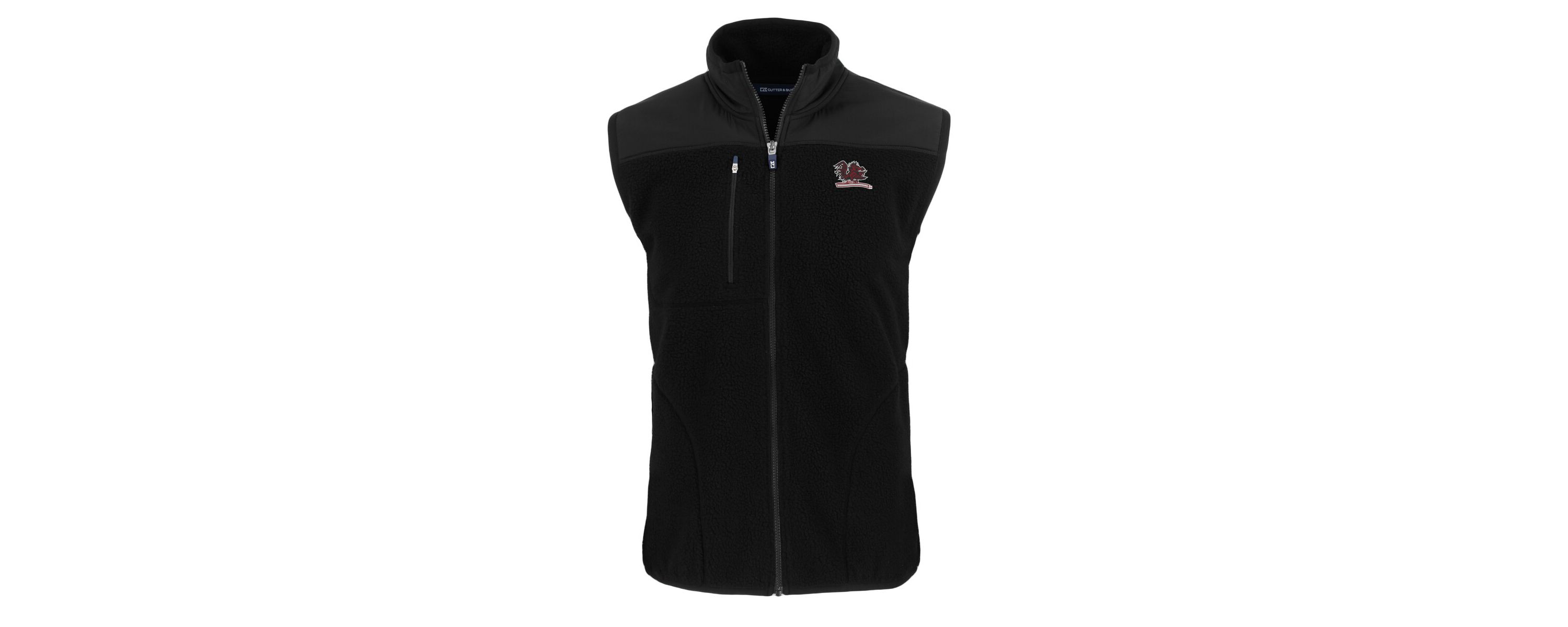 NCAA South Carolina Gamecocks Vault Cascade Eco Sherpa Fleece Full-Zip Vest