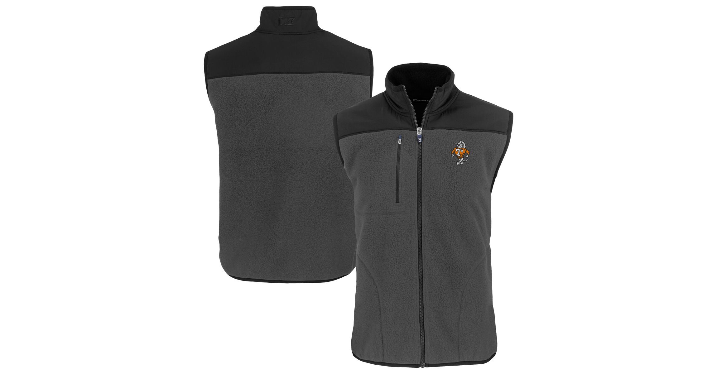 NCAA Tennessee Volunteers Vault Cascade Eco Sherpa Fleece Full-Zip Vest