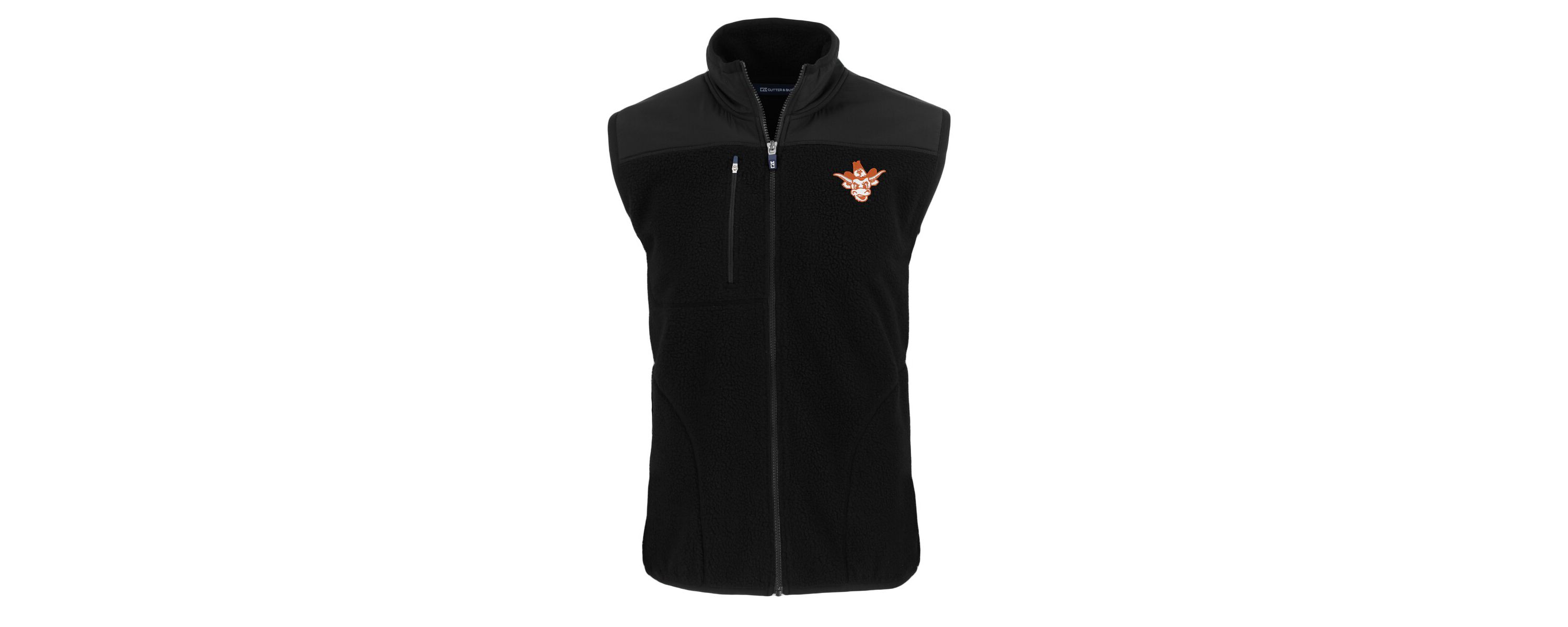 NCAA Texas Longhorns Vault Cascade Eco Sherpa Fleece Full-Zip Vest
