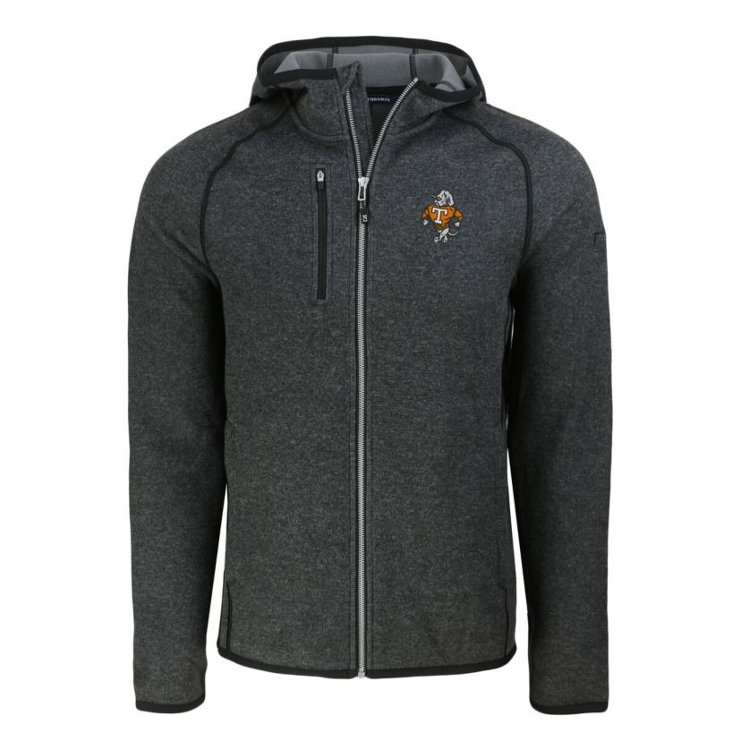 NCAA Heather Tennessee Volunteers Vault Mainsail Full-Zip Raglan Hooded Jacket