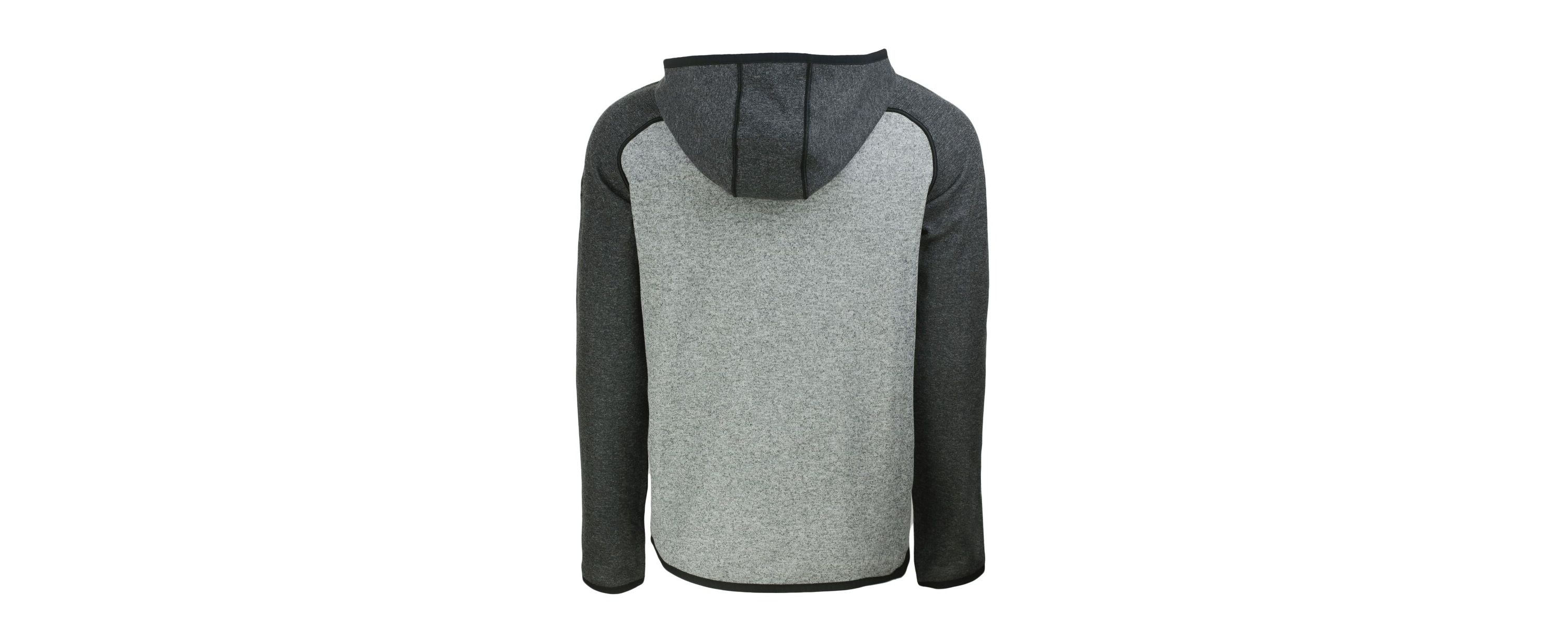 NCAA Heather Gray/Heather Tennessee Volunteers Vault Mainsail Full-Zip Raglan Hooded Jacket