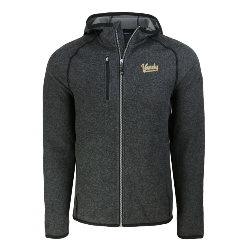 NCAA Heather Vanderbilt Commodores Vault Mainsail Full-Zip Raglan Hooded Jacket