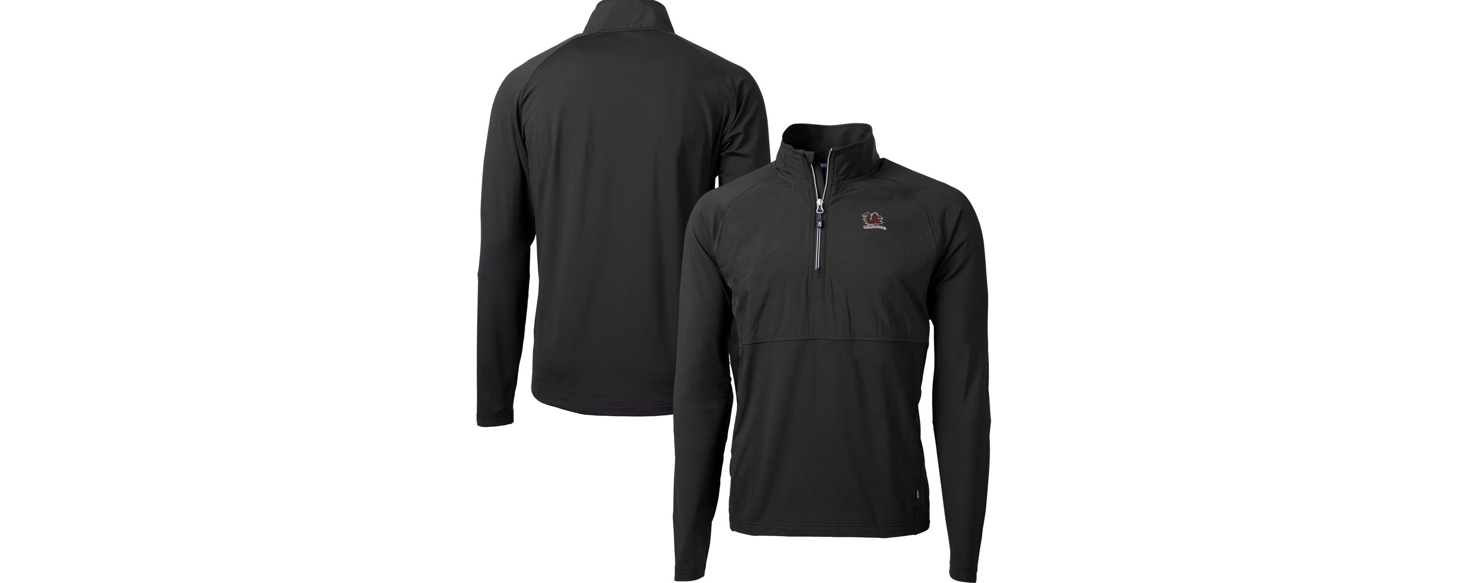 NCAA South Carolina Gamecocks DryTec Adapt Eco Knit Hybrid Recycled Raglan Quarter-Zip Jacket