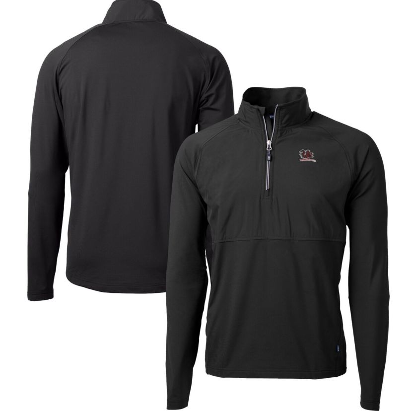 NCAA South Carolina Gamecocks DryTec Adapt Eco Knit Hybrid Recycled Raglan Quarter-Zip Jacket
