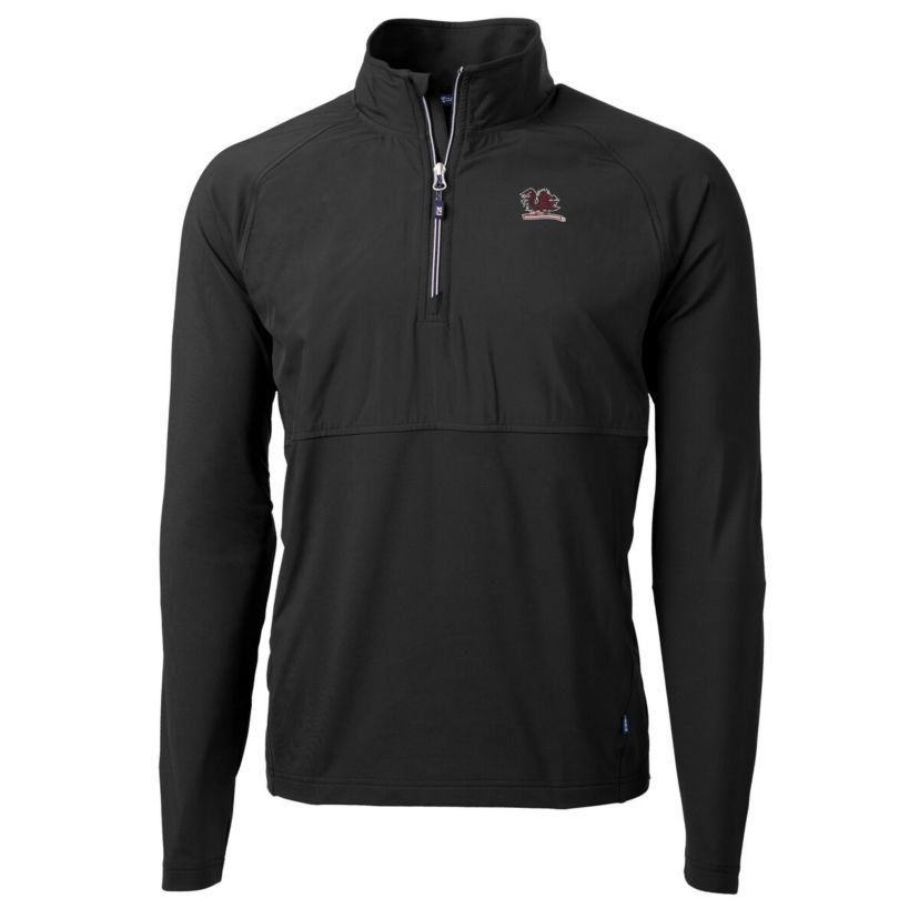 NCAA South Carolina Gamecocks DryTec Adapt Eco Knit Hybrid Recycled Raglan Quarter-Zip Jacket