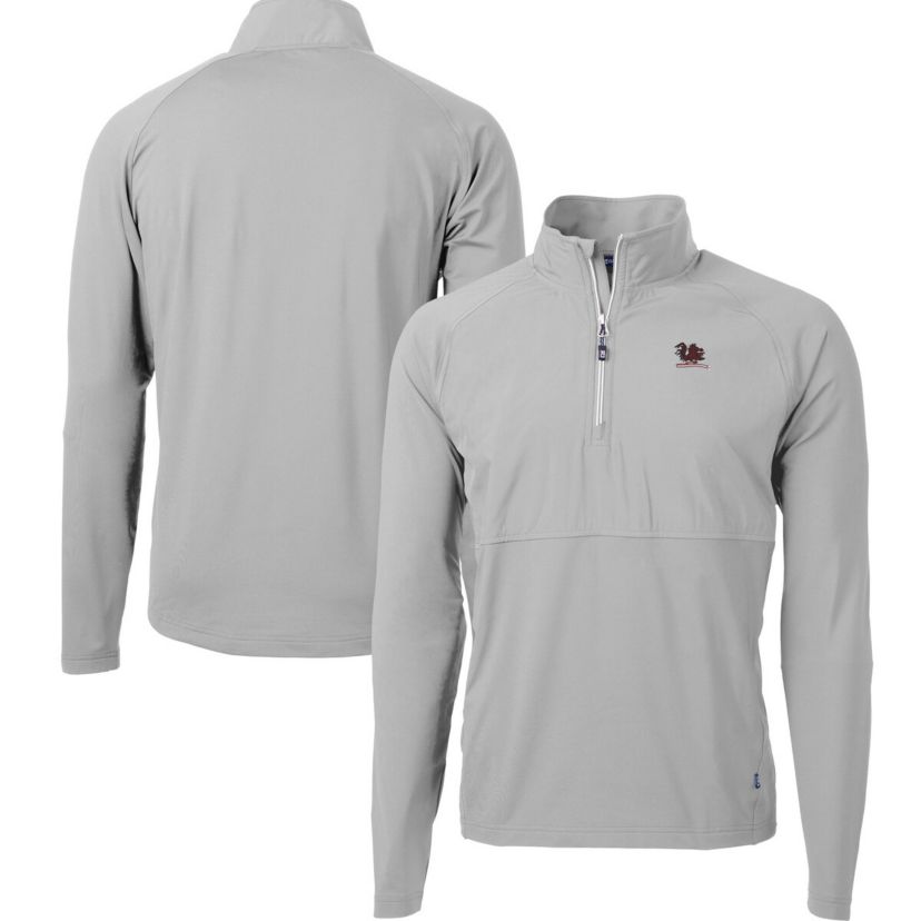NCAA South Carolina Gamecocks DryTec Adapt Eco Knit Hybrid Recycled Raglan Quarter-Zip Jacket