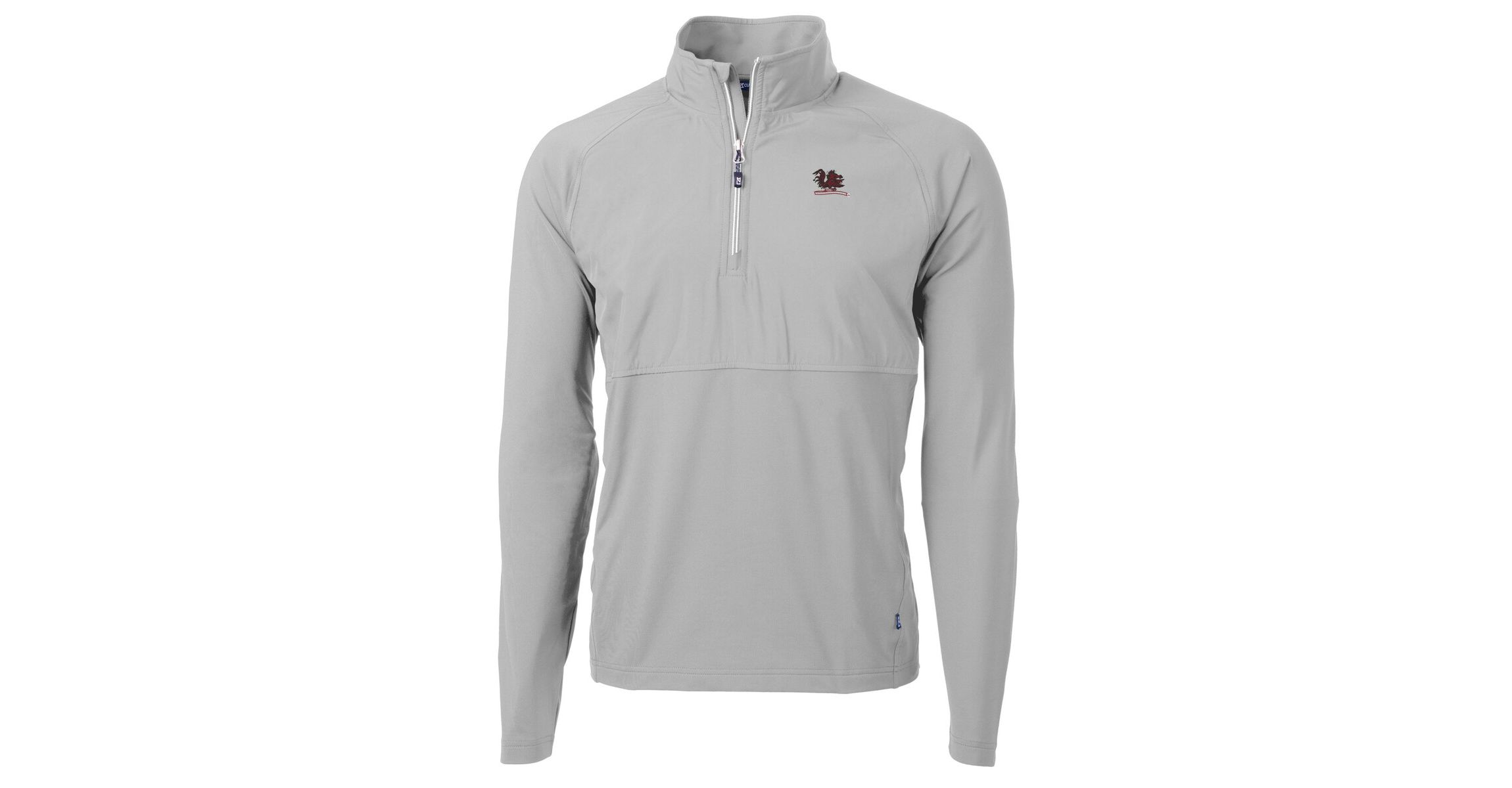 NCAA South Carolina Gamecocks DryTec Adapt Eco Knit Hybrid Recycled Raglan Quarter-Zip Jacket