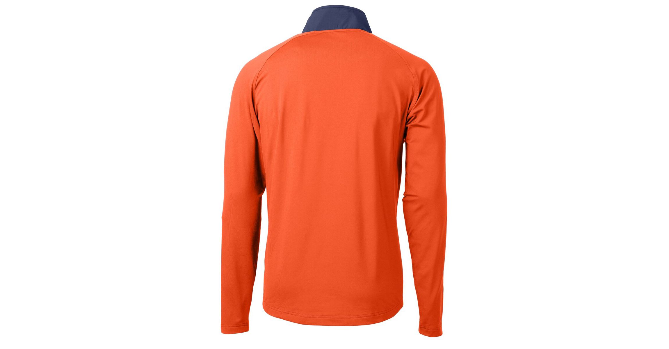 Syracuse Orange NCAA Syracuse DryTec Adapt Eco Knit Hybrid Recycled Raglan Quarter-Zip Jacket