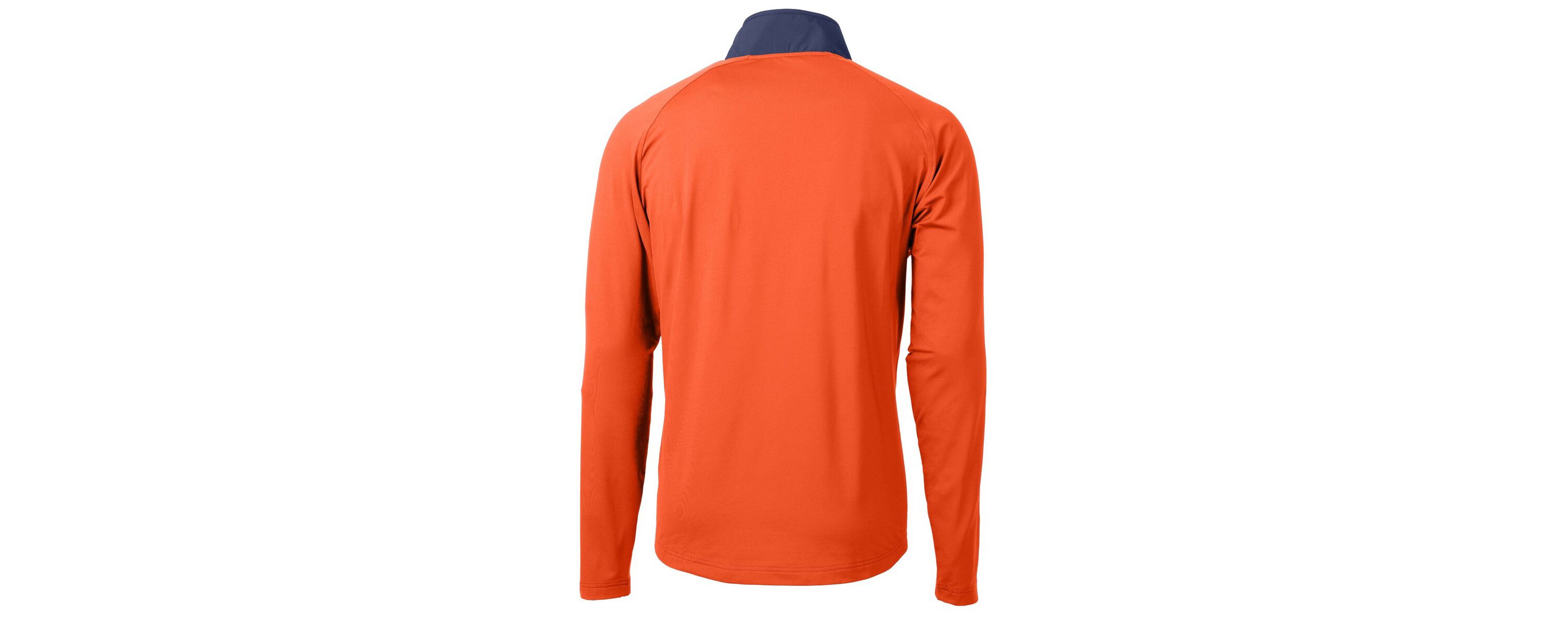 Syracuse Orange NCAA Syracuse DryTec Adapt Eco Knit Hybrid Recycled Raglan Quarter-Zip Jacket
