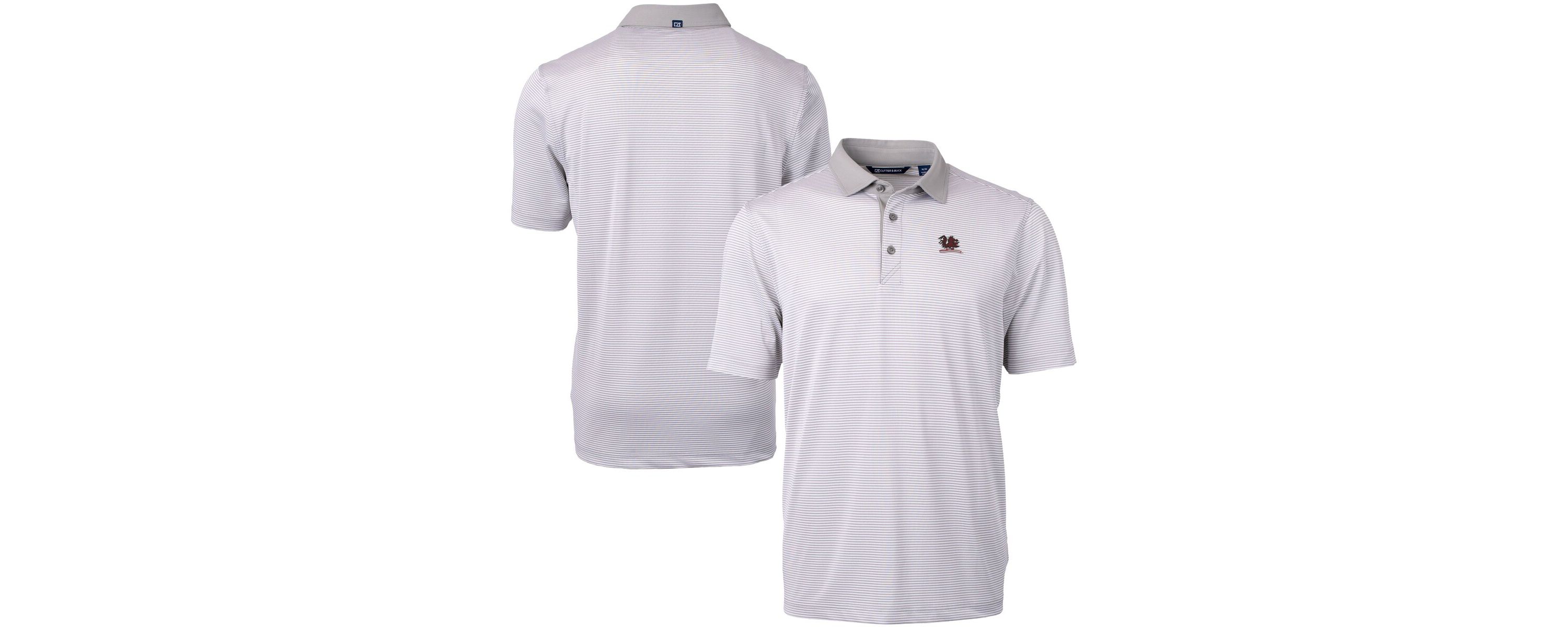 NCAA South Carolina Gamecocks Vault DryTec Virtue Eco Pique Micro Stripe Recycled Polo