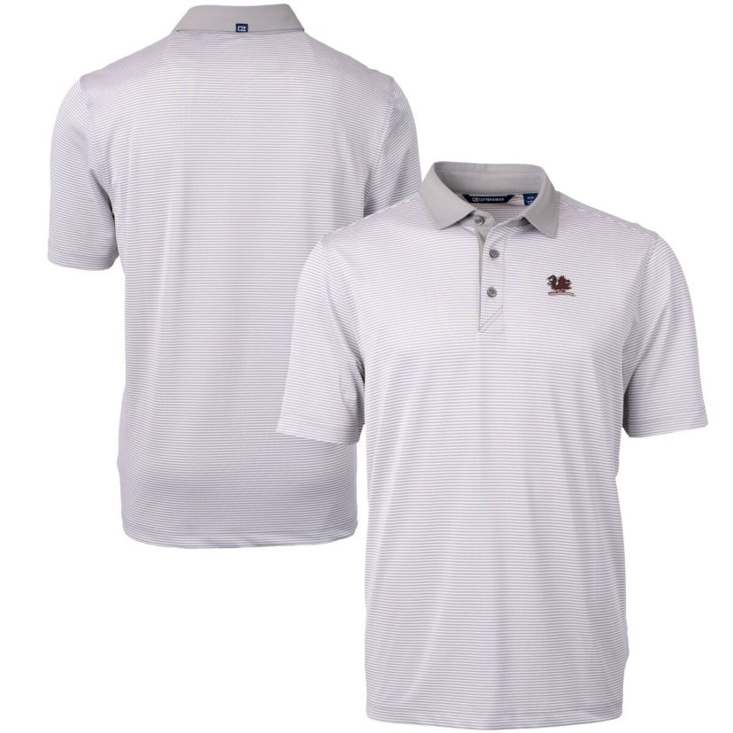 NCAA South Carolina Gamecocks Vault DryTec Virtue Eco Pique Micro Stripe Recycled Polo
