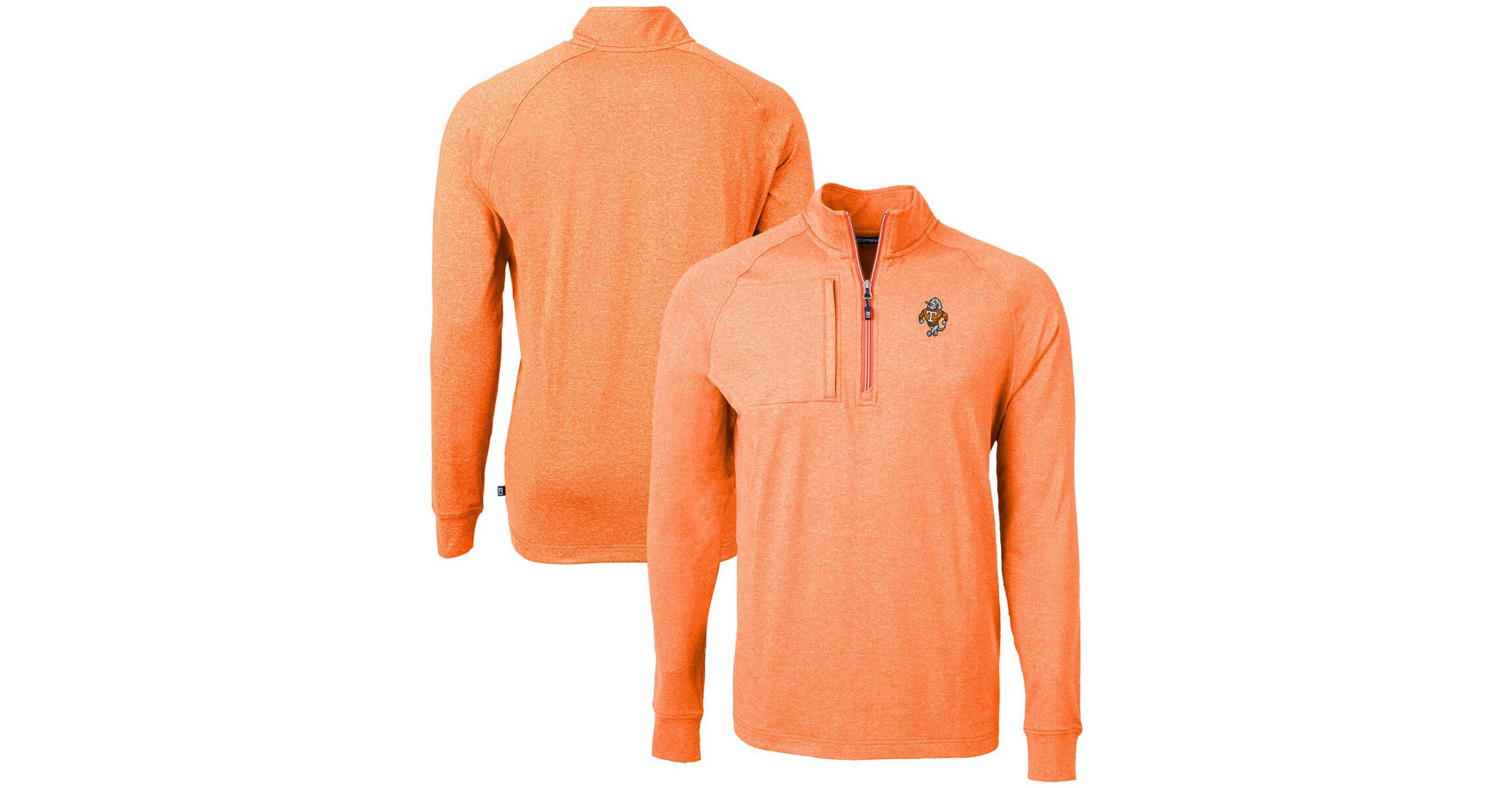 NCAA Tennessee Volunteers Vault Adapt Eco Knit ed Recycled Raglan Quarter-Zip Top