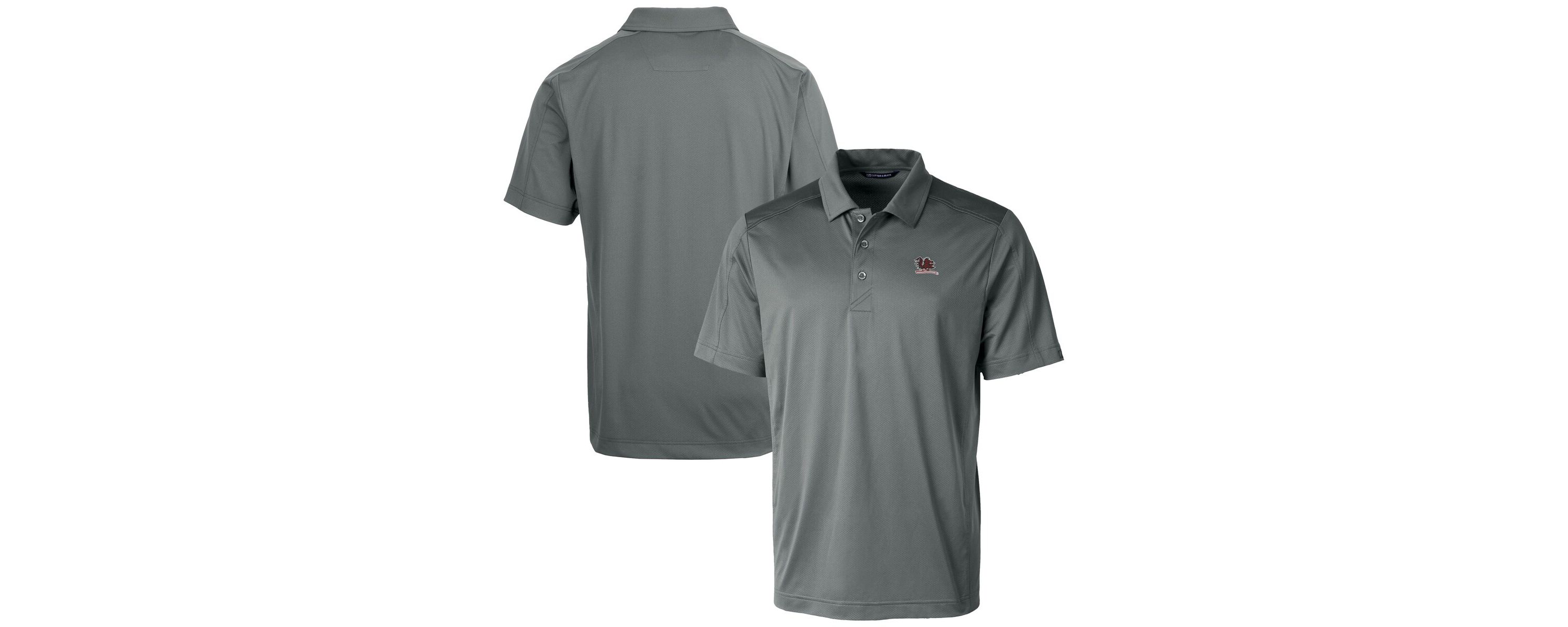NCAA South Carolina Gamecocks Vault Prospect Textured Stretch Polo