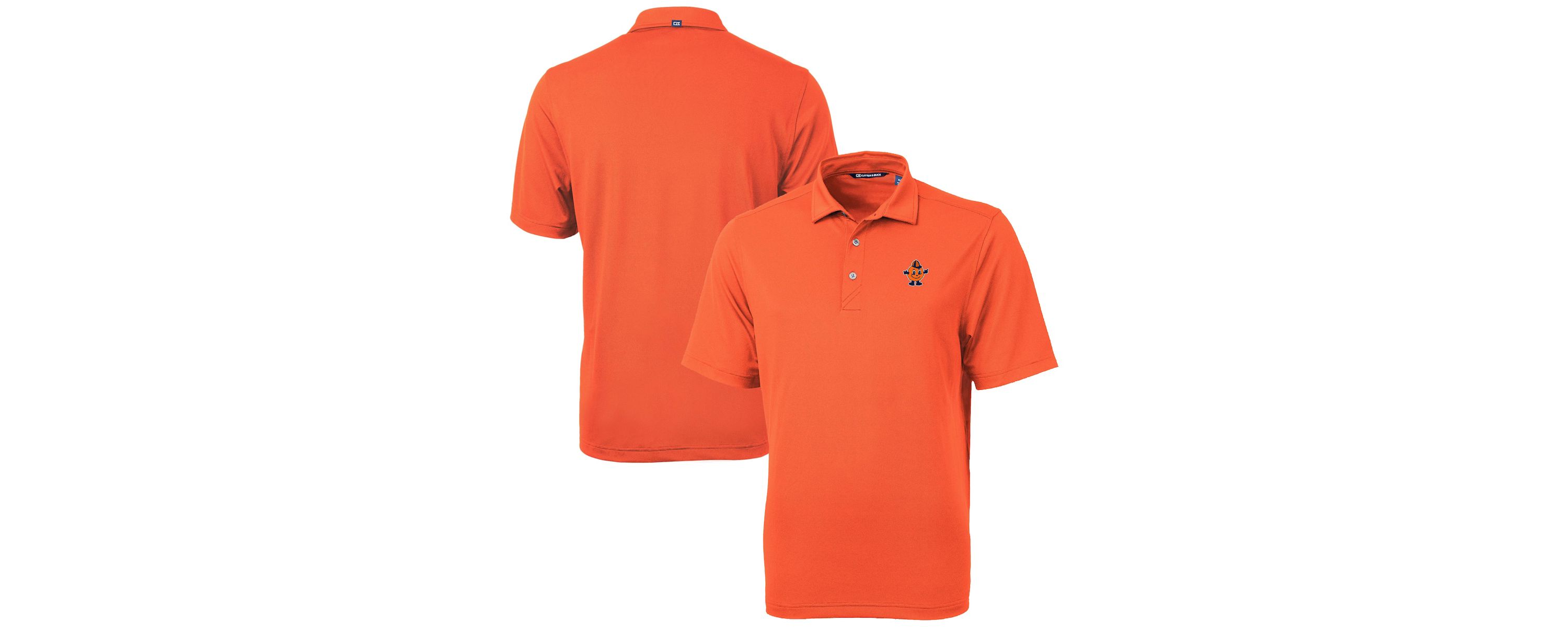 Syracuse Orange NCAA Syracuse Vault DryTec Virtue Eco Pique Recycled Polo