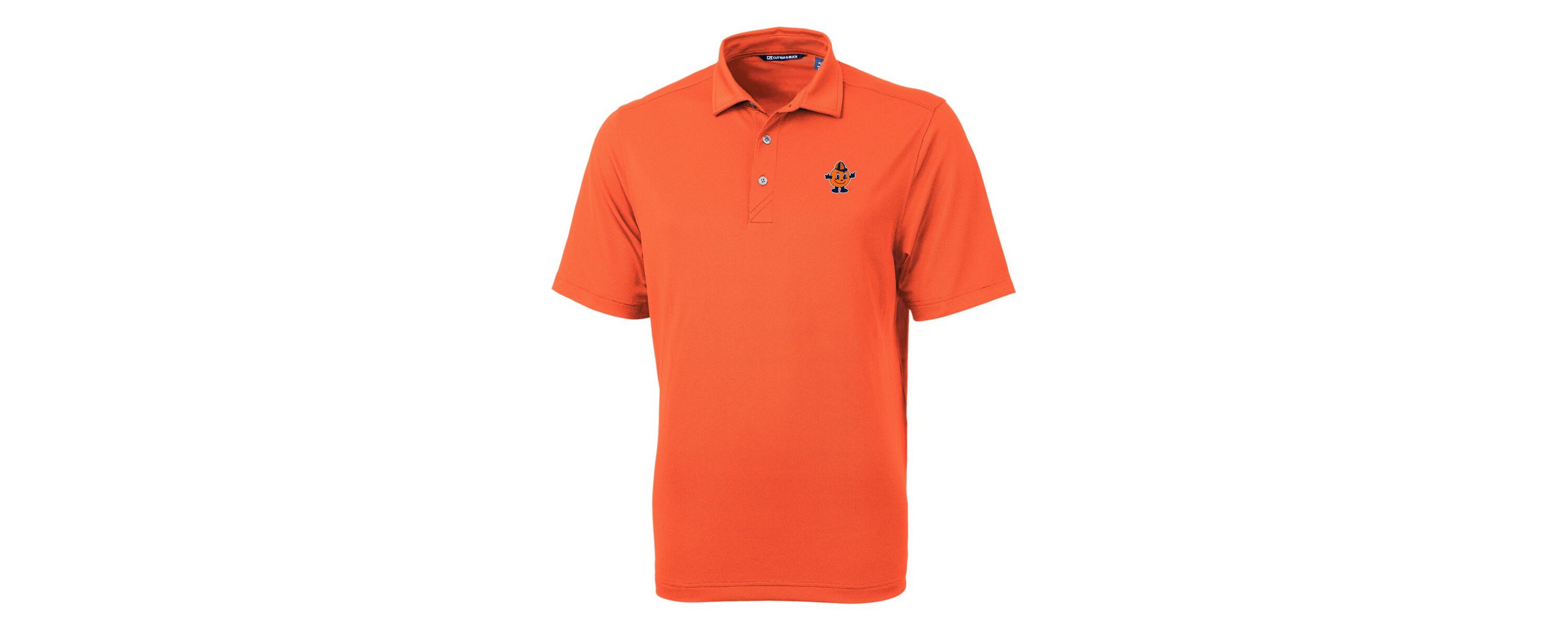 Syracuse Orange NCAA Syracuse Vault DryTec Virtue Eco Pique Recycled Polo