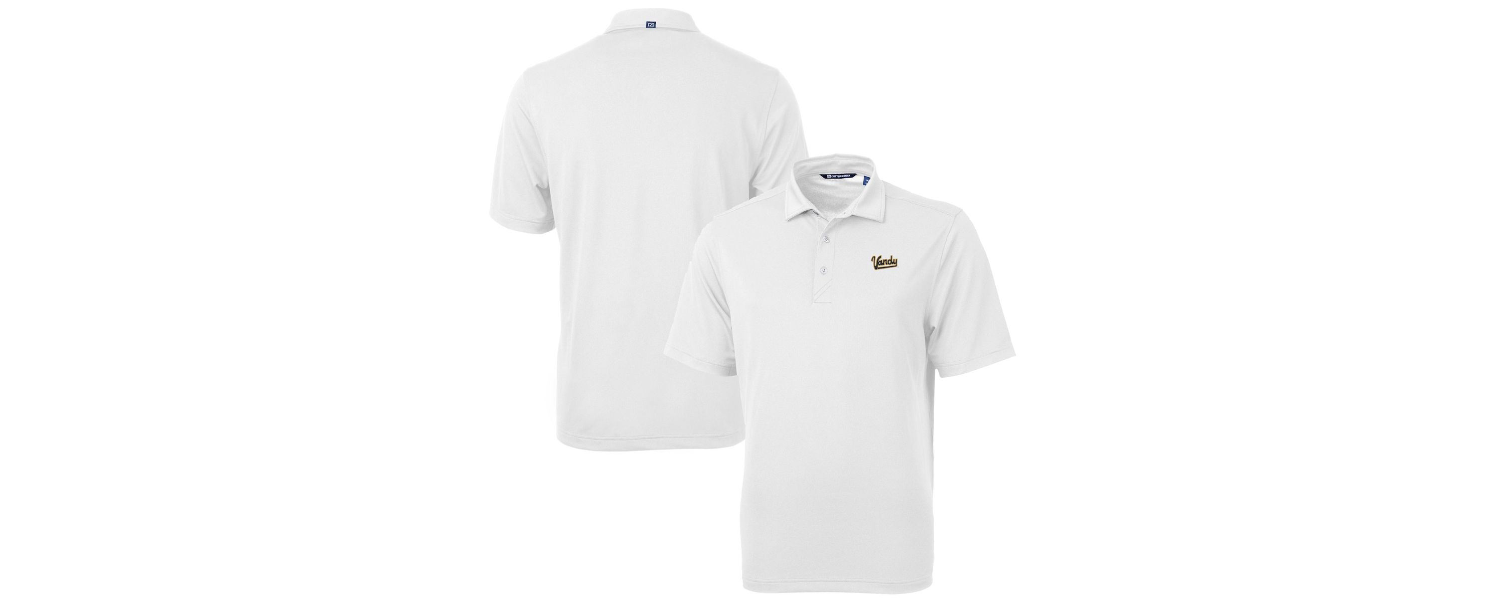 NCAA Vanderbilt Commodores Vault DryTec Virtue Eco Pique Recycled Polo